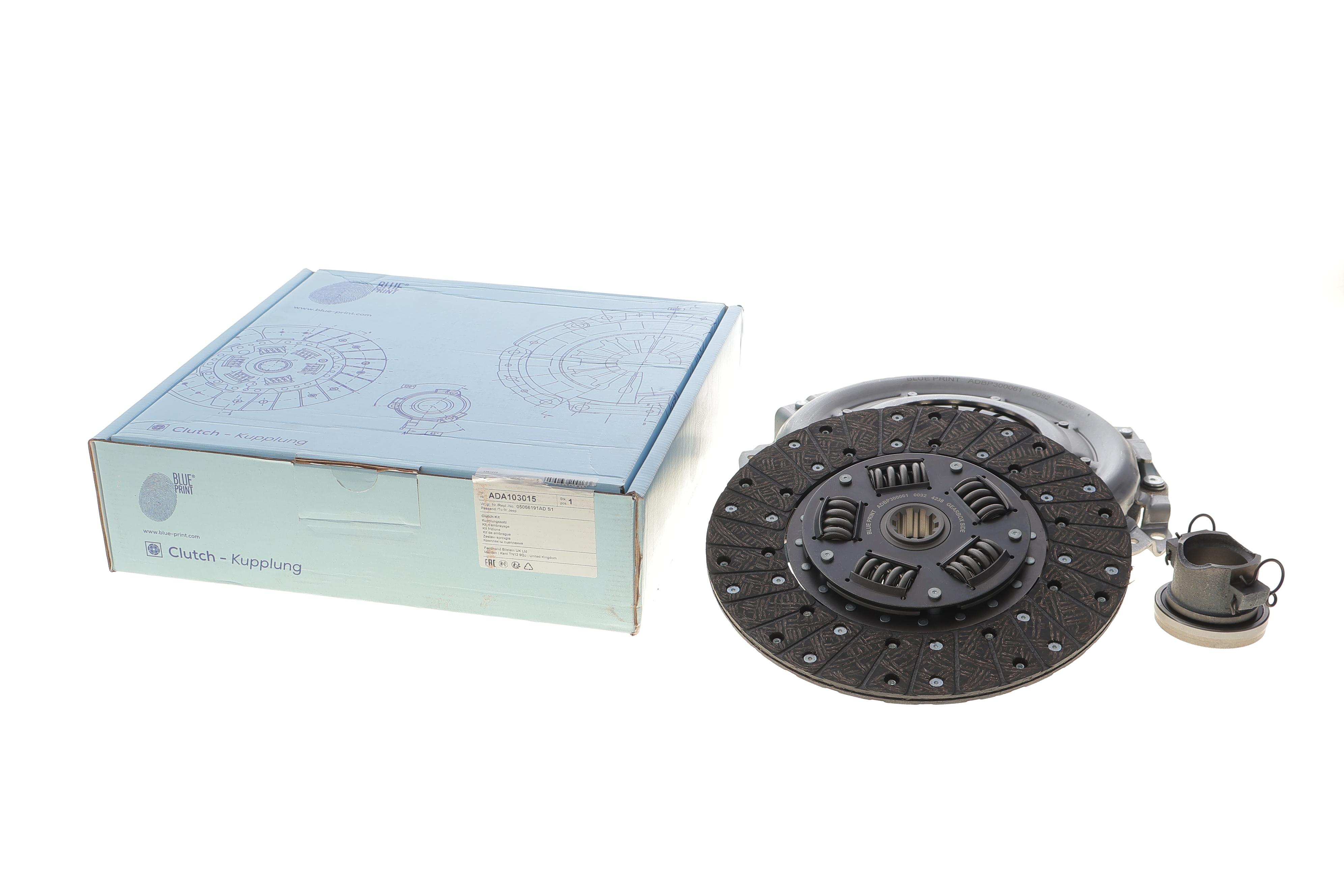 Комплект зчеплення Jeep Cherokee/Wrangler 2.5/2.8 96-08 (+вижимний) (d=263mm)