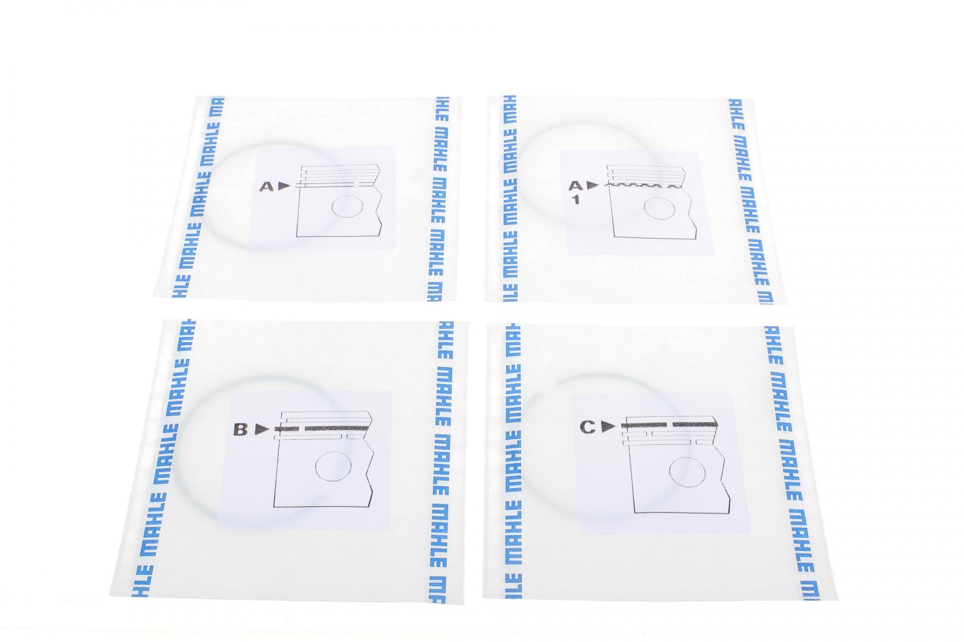 Кільця поршневі Smart ForTwo (M160) 0.7 04-07 (63.5mm/STD) (1.2-1.5-2.5)