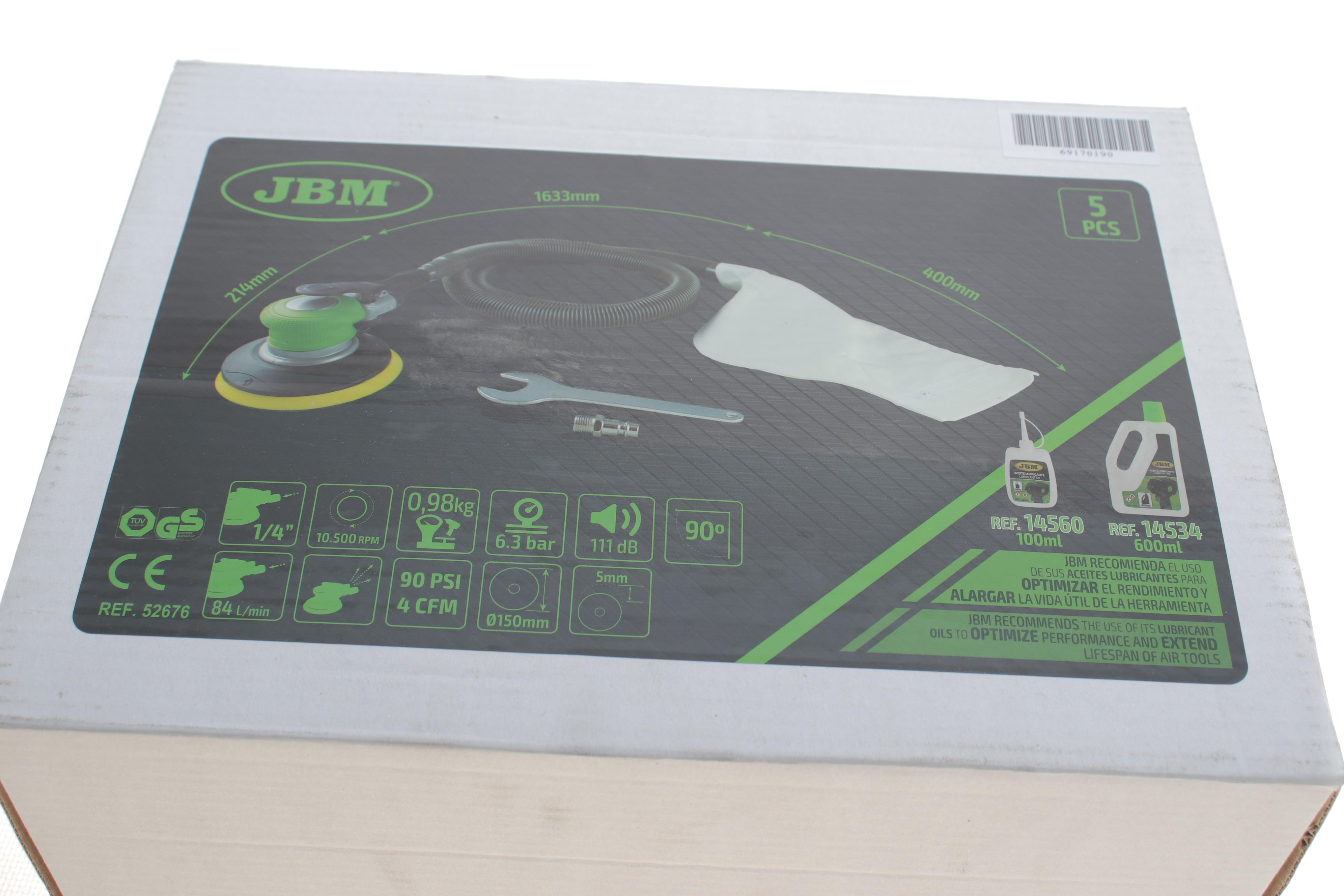 Шліфмашина пневматична (повітряно-орбытальна) (з контейнером для сміття)