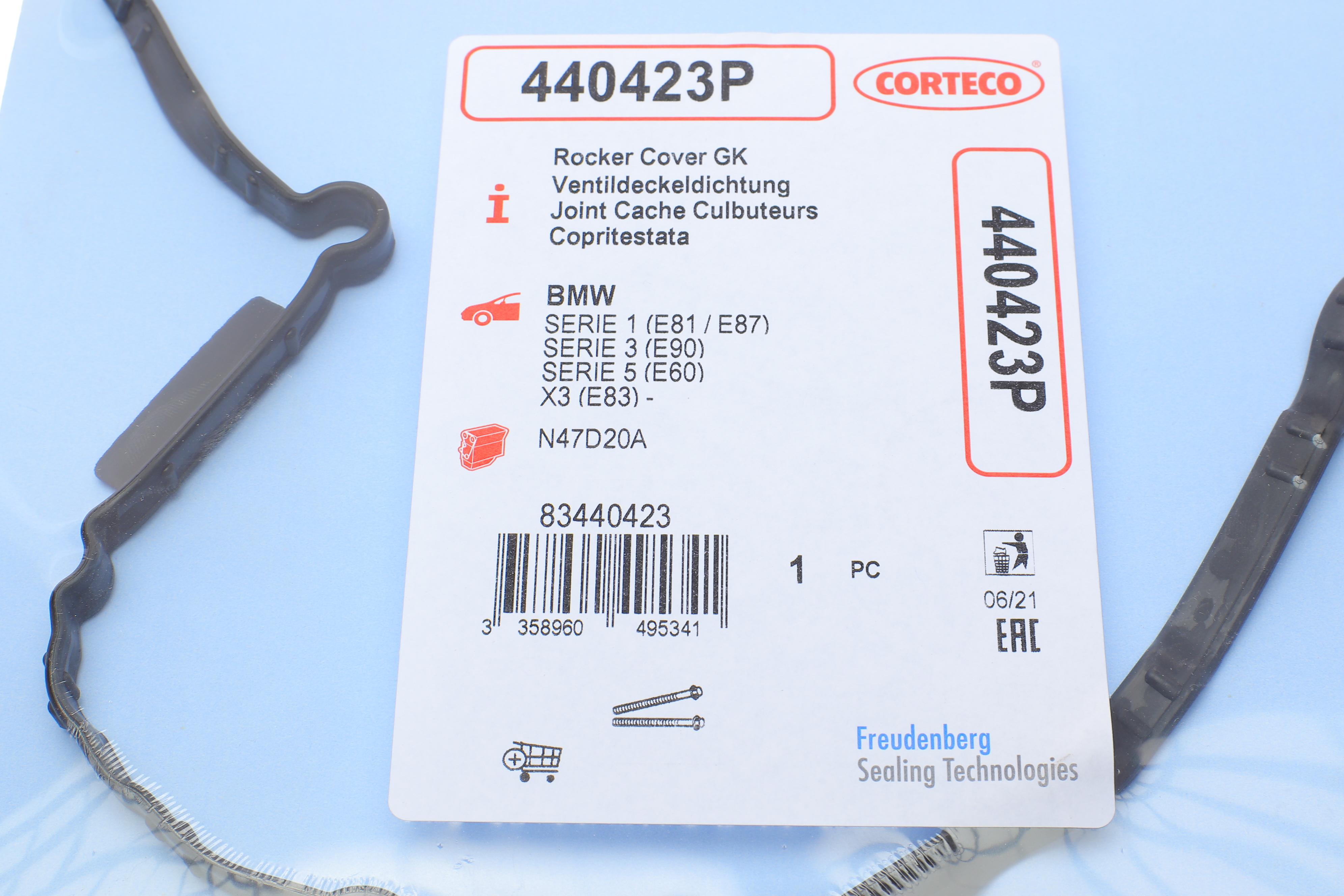 Прокладка кришки клапанів BMW X3 1.8/2.0 d 07-11 (к-кт)