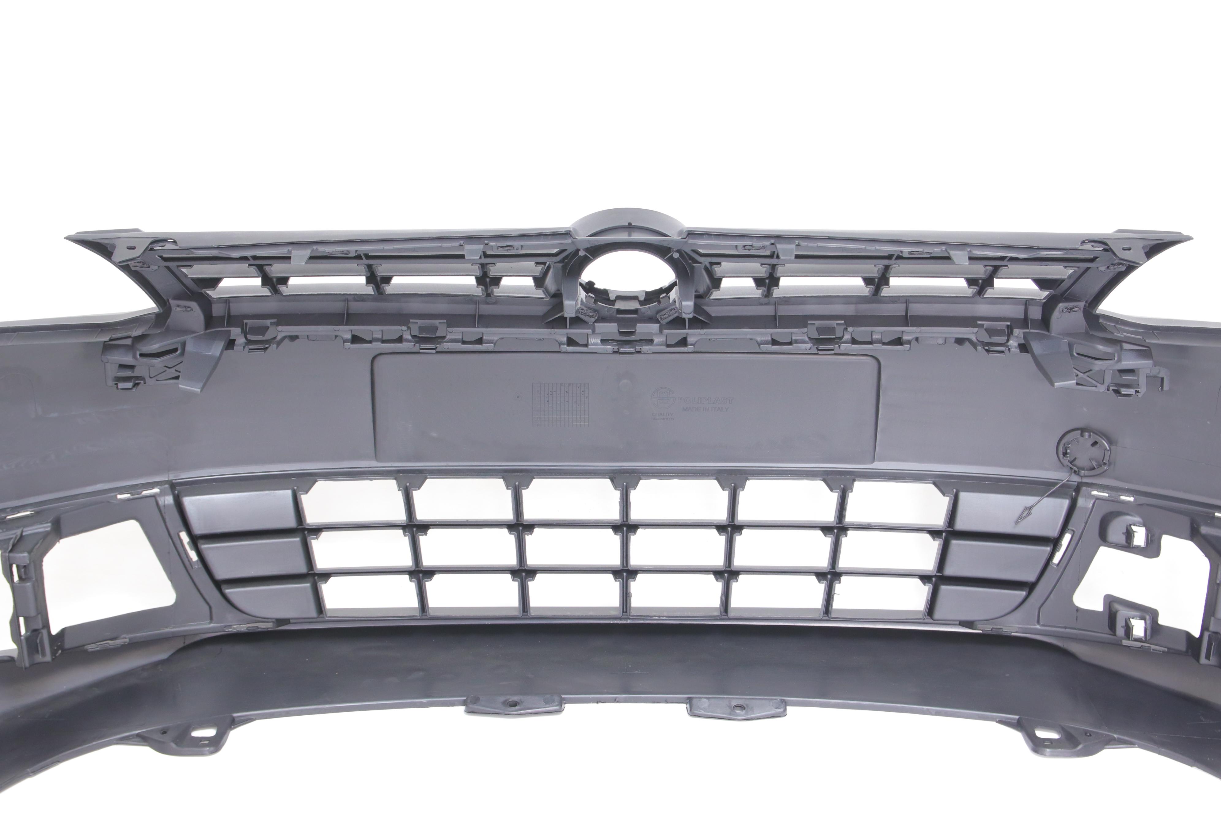 Бампер (передний) VW Caddy IV 15-20 (с отв. для противотуманок/буксира)