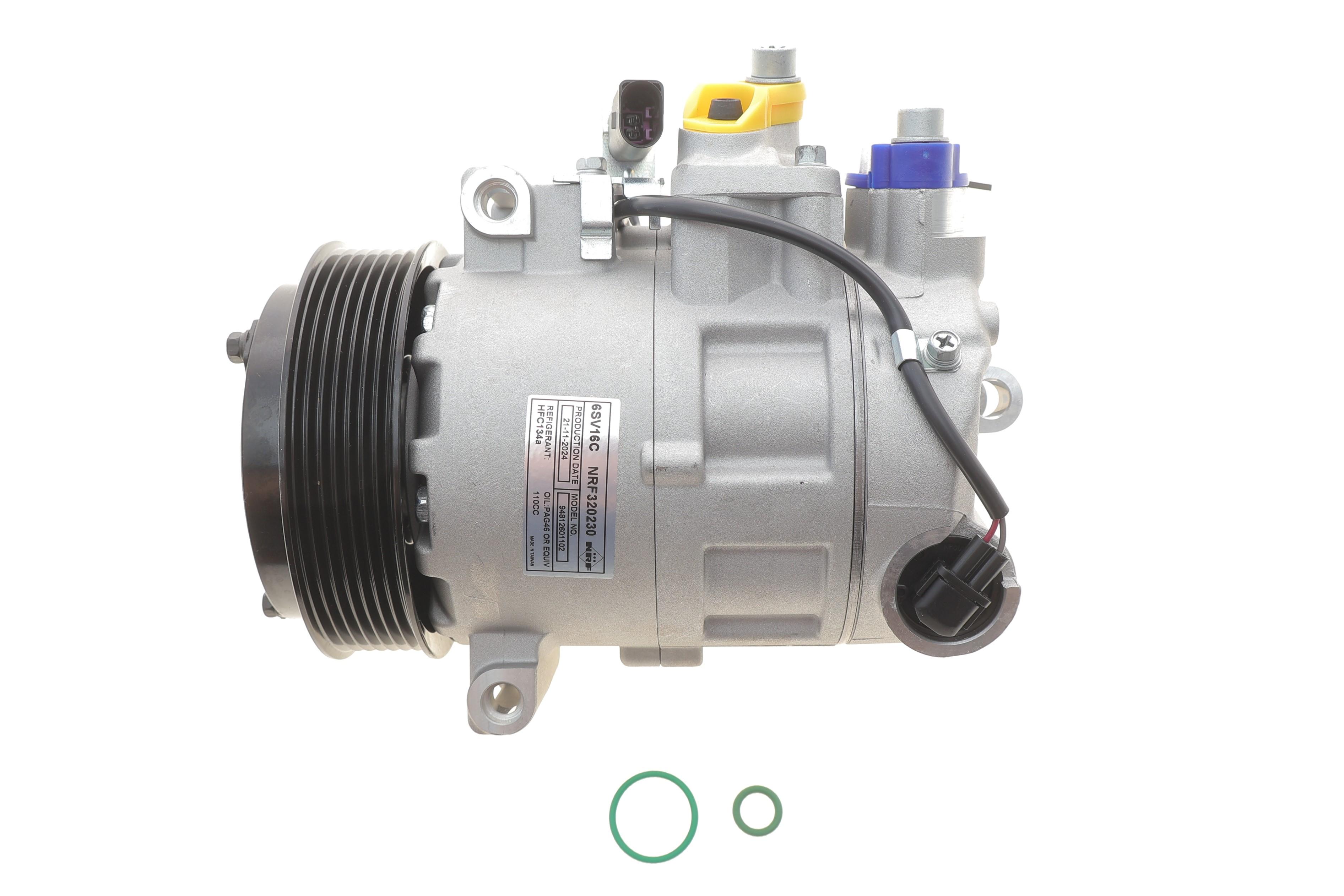 Компресор кондиціонера VW Touareg 3.0TDI/4.2/Porsche Cayenne 4.5/4.5 02-10 (7PK/d=120mm)