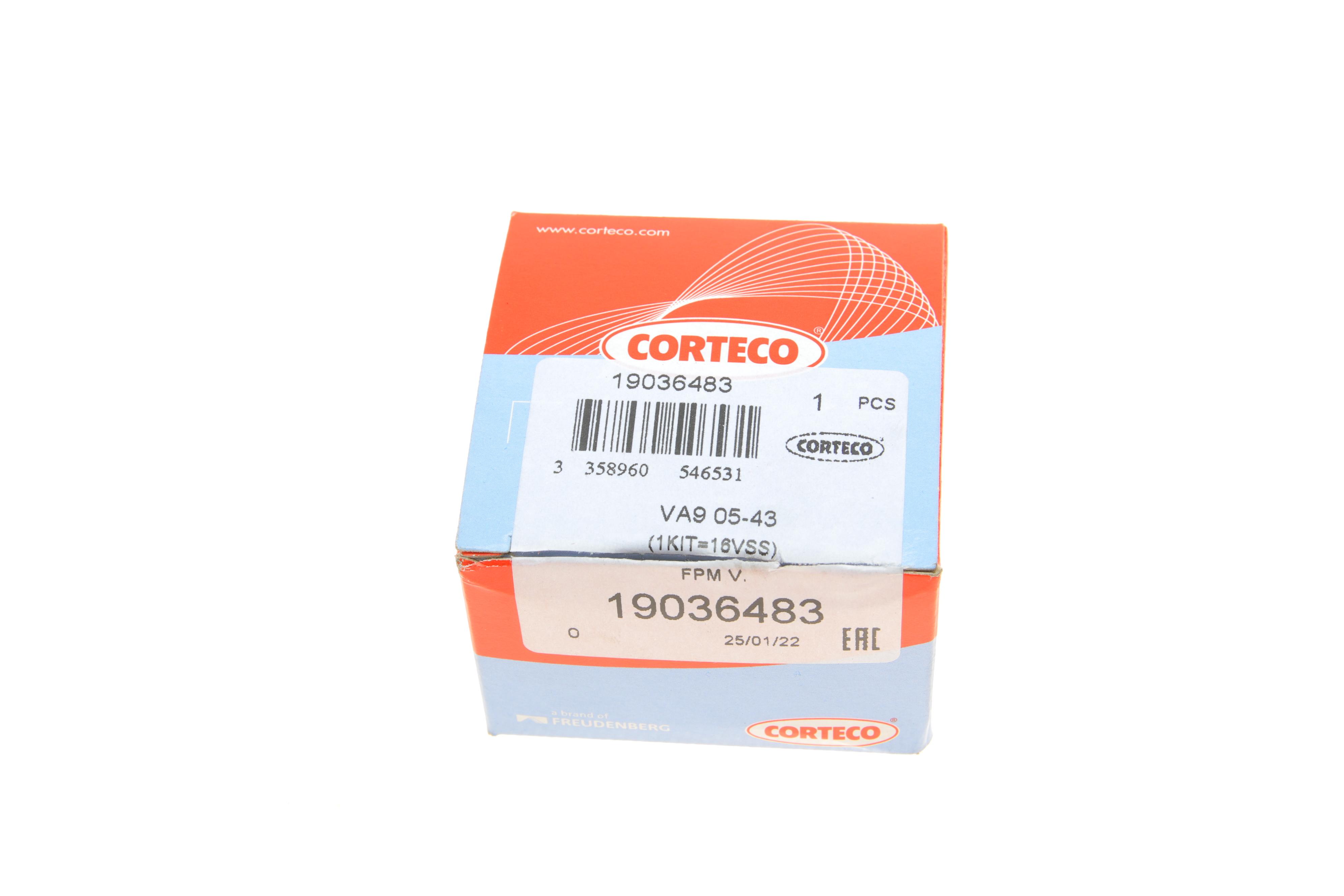 Сальник клапана (впуск/випуск) BMW 3 (F30/G20/G80)/5 (F10/G30/G90)/7 (G11/G12) 10- (к-кт 16шт) N47