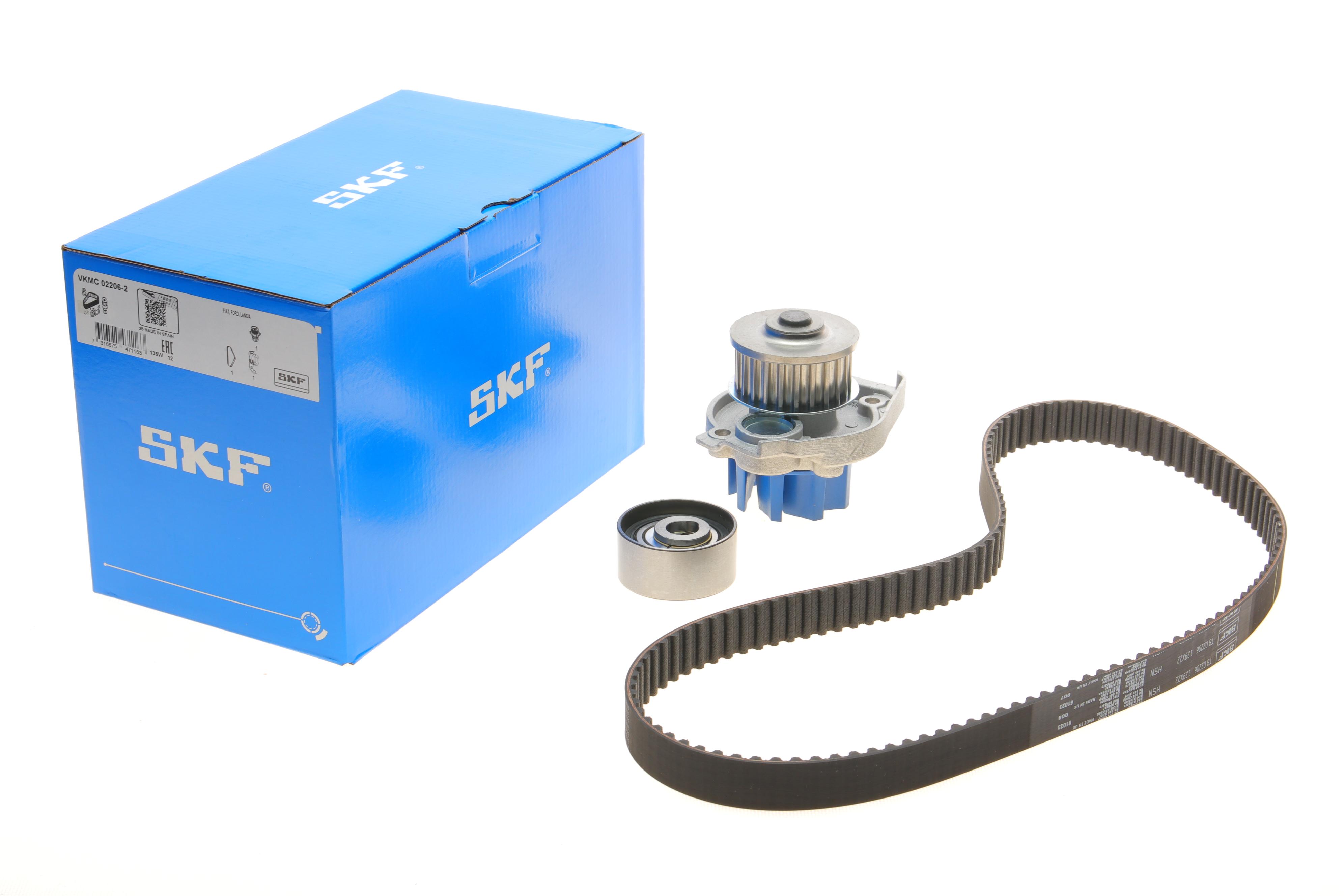 Комплект ГРМ + помпа Fiat Doblo/Fiorino 1.2-1.4 01- (22x129z) (VKPC 82100)