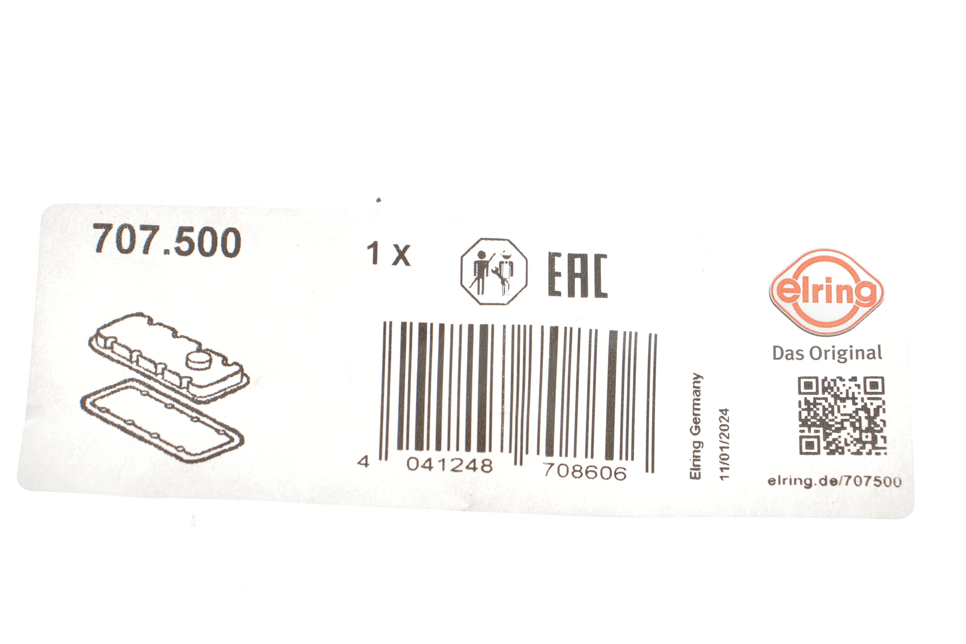 Прокладка кришки клапанів Hyundai Santa Fe/Tucson 2.0CRDi 04-