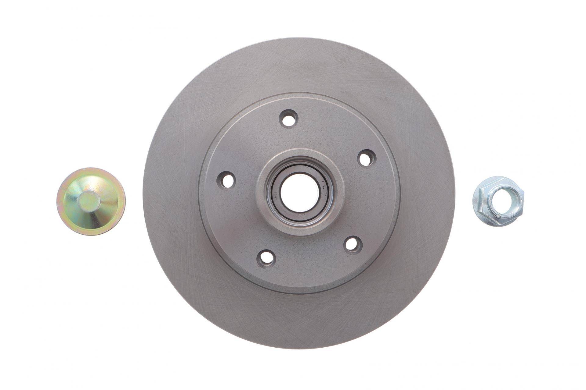 Диск гальмівний (задній) Renault Megane 08- (260x8) (+ABS) (з підшипником)