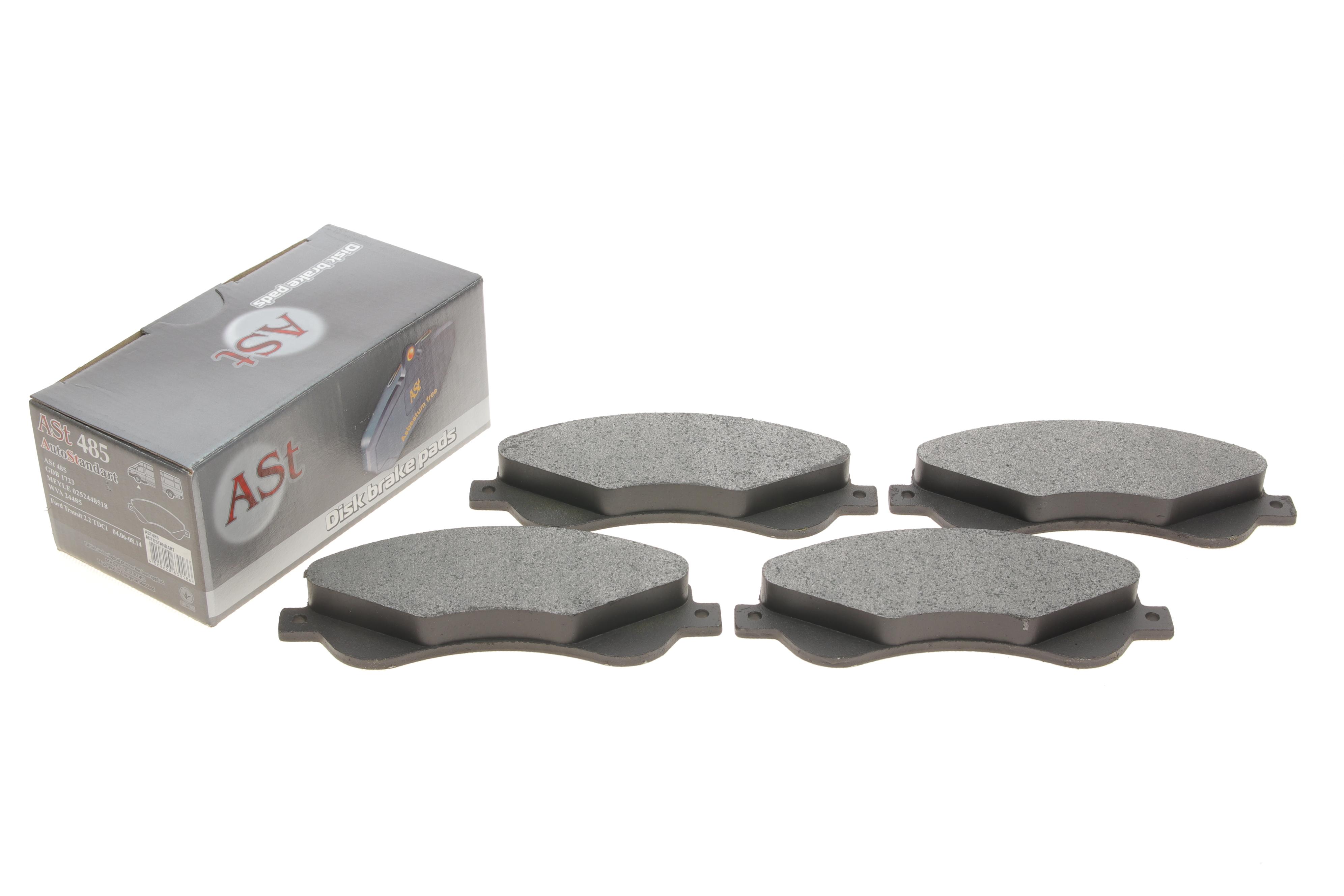 Колодки тормозные (передние) Ford Transit V347 06- (FWD)