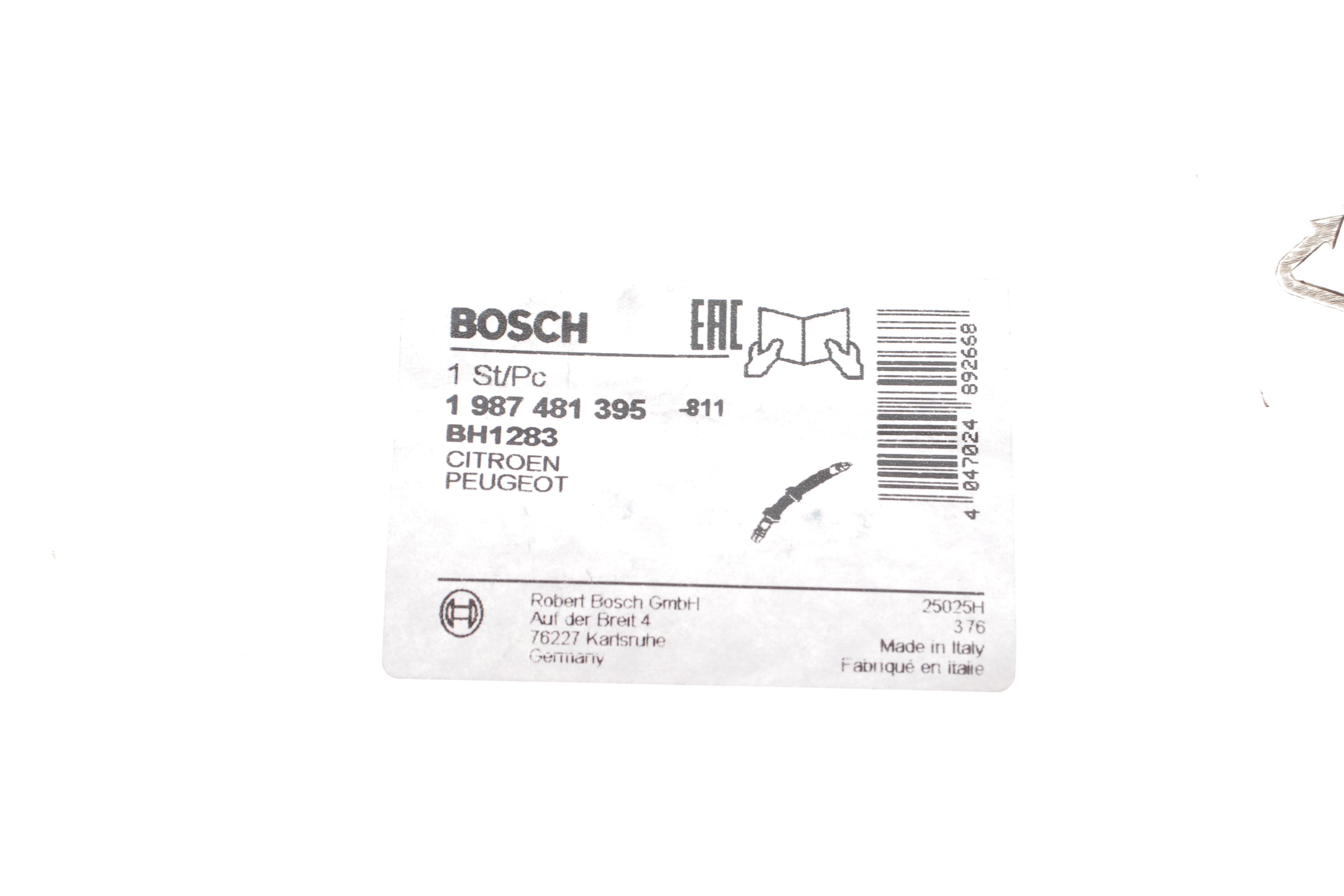 Шланг гальмівний (передній) Citroen C3/C4/Peugeot 2008/207/208 06- (L=480mm)