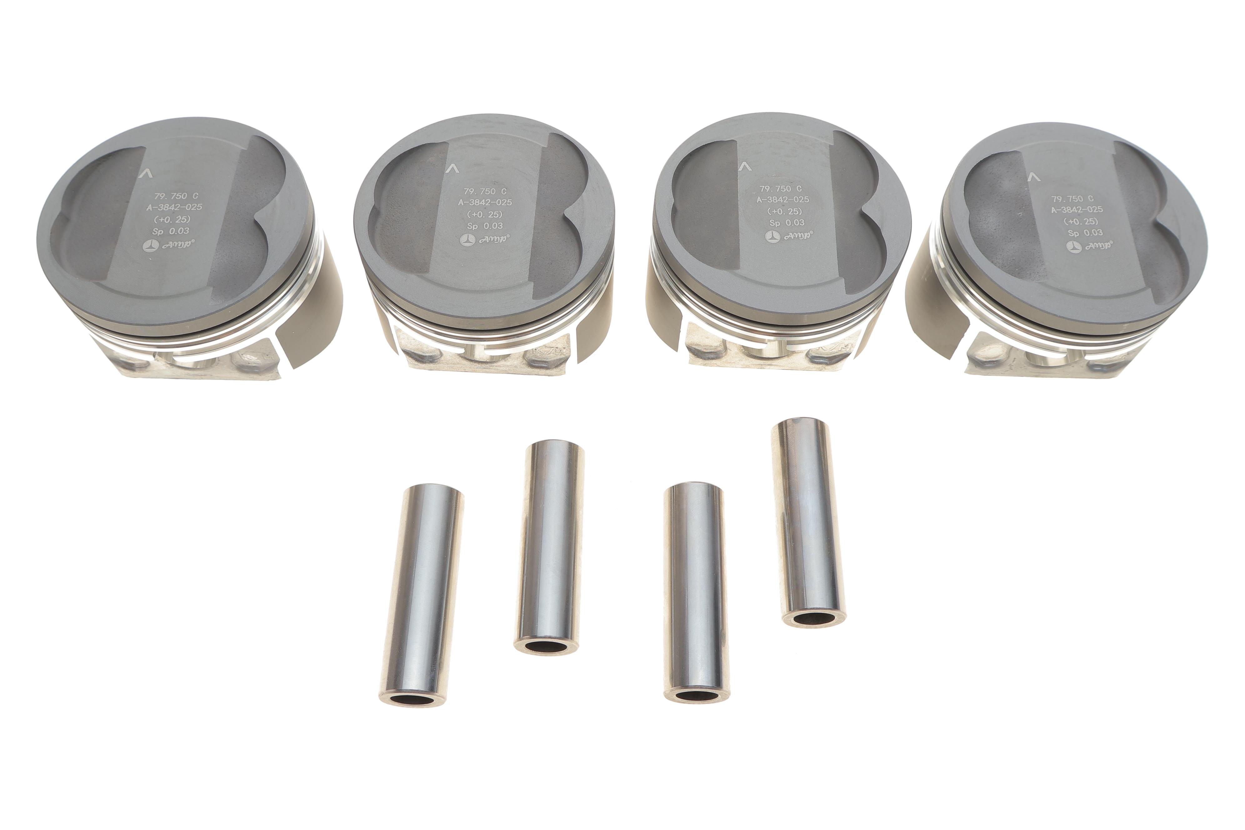 Поршень Dacia Logan/Sandero/Renault Clio/Megane 1.6 8V 96- (79.75mm/+0.25mm) (к-кт 4 шт)