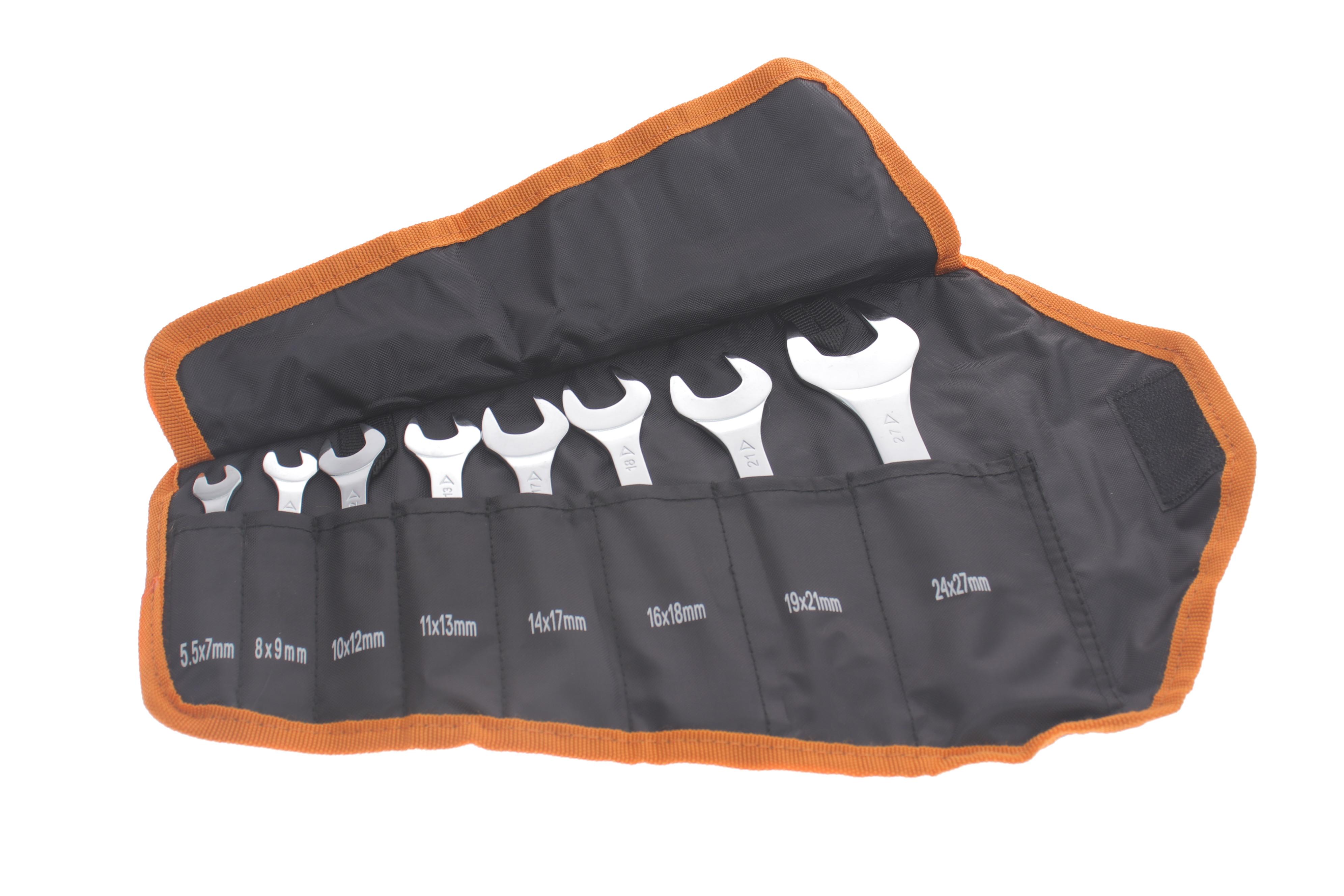 Набір ключів ріжкових 5,5х7-24х27 мм 8 од.