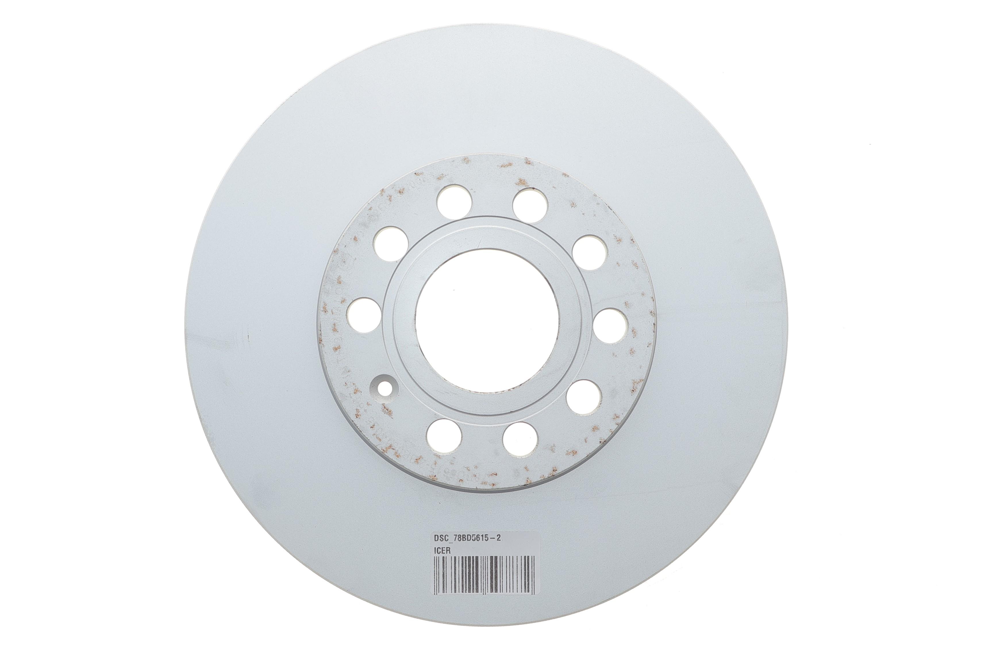 Диск гальмівний (передній) Audi A3/Skoda Octavia/VW Caddy/Golf/Touran 03- (288x25)(корозія)