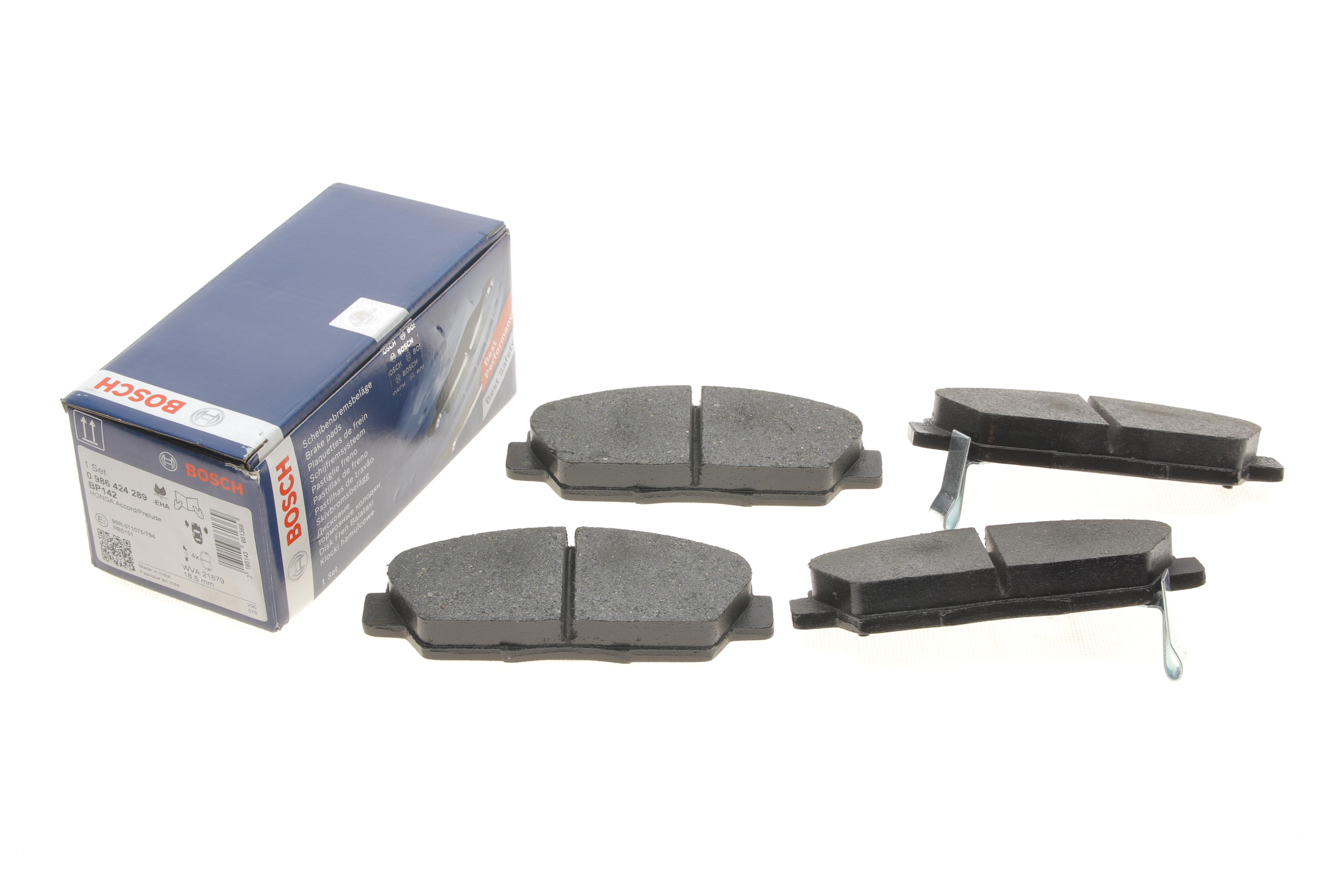 Колодки гальмівні (передні) Honda Accord V 92-98/Prelude III/IV/V 86-01/Rover 600 93-00 (Akebono)