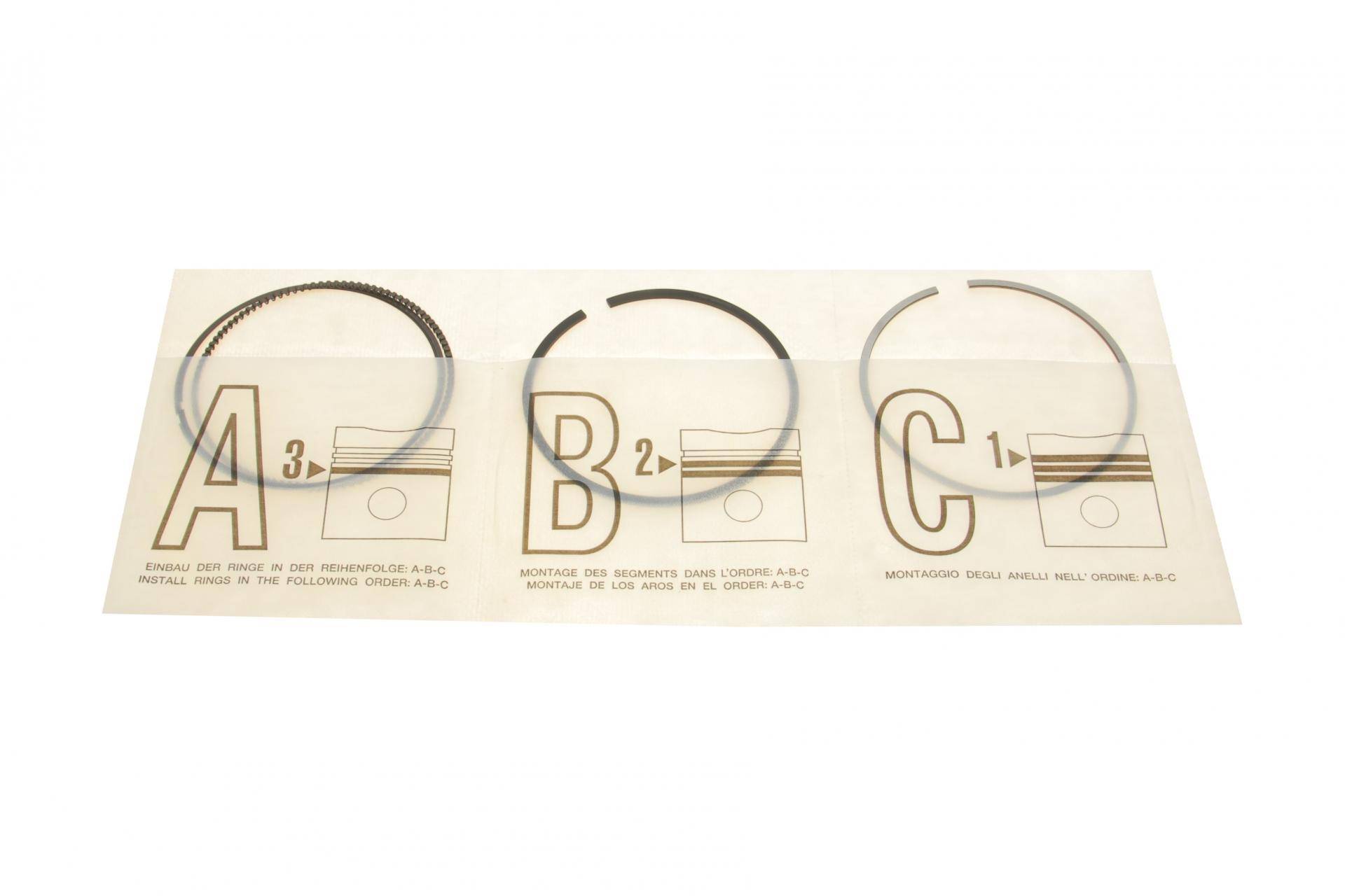 Кільця поршневі BMW 5 (G30) 16- (B58) (82.00mm/STD)