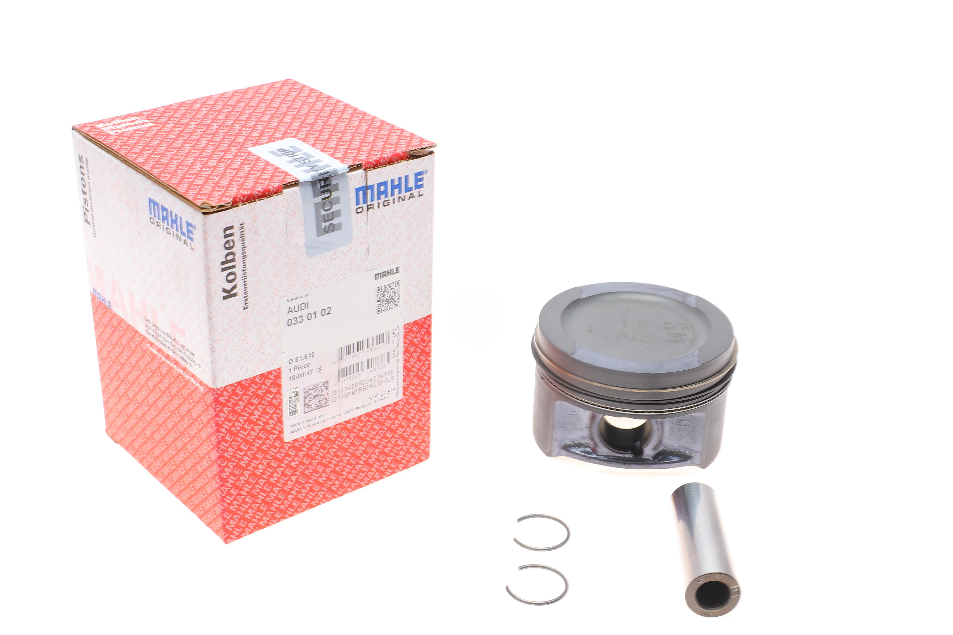 Поршень VW Passat/Polo 1.6i 94-01 (81.51mm/+0.5)