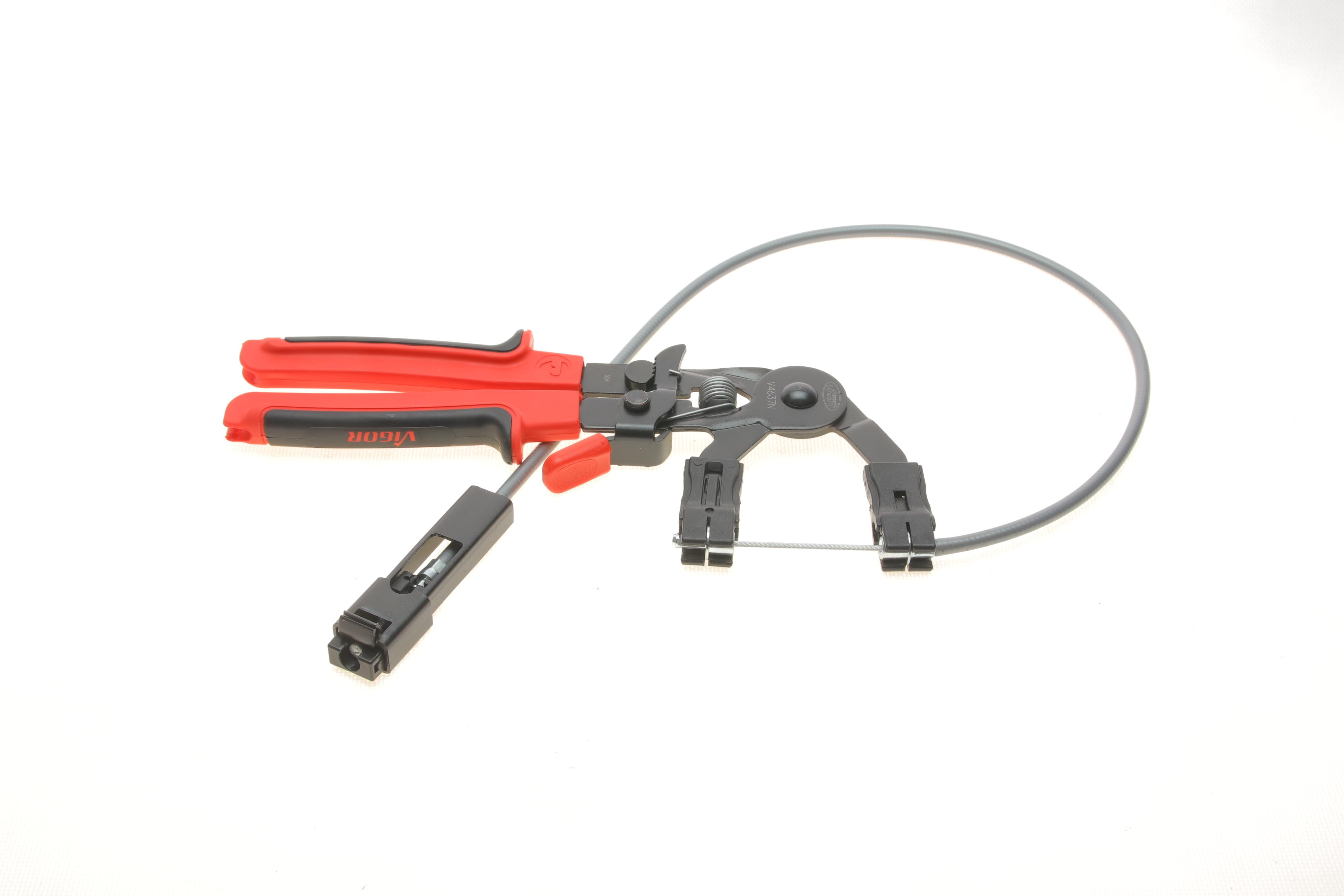 Плоскогубці для стягування пружинних хомутів 18-53 мм L-590 мм