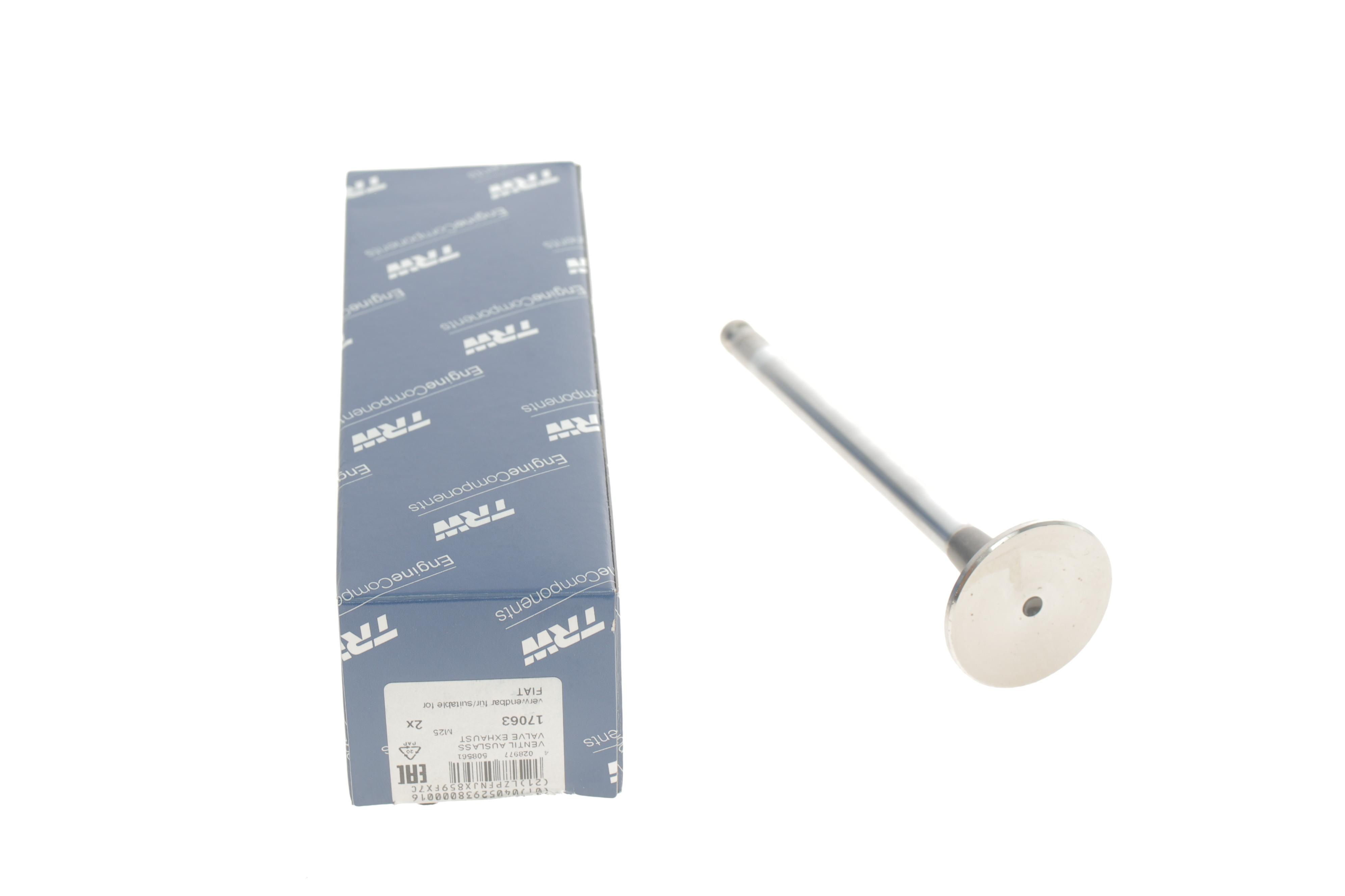 Клапан (випуск) Fiat Ducato/Renault Master/Iveco Daily 2.5 TDI -02 (34.5x8x122)