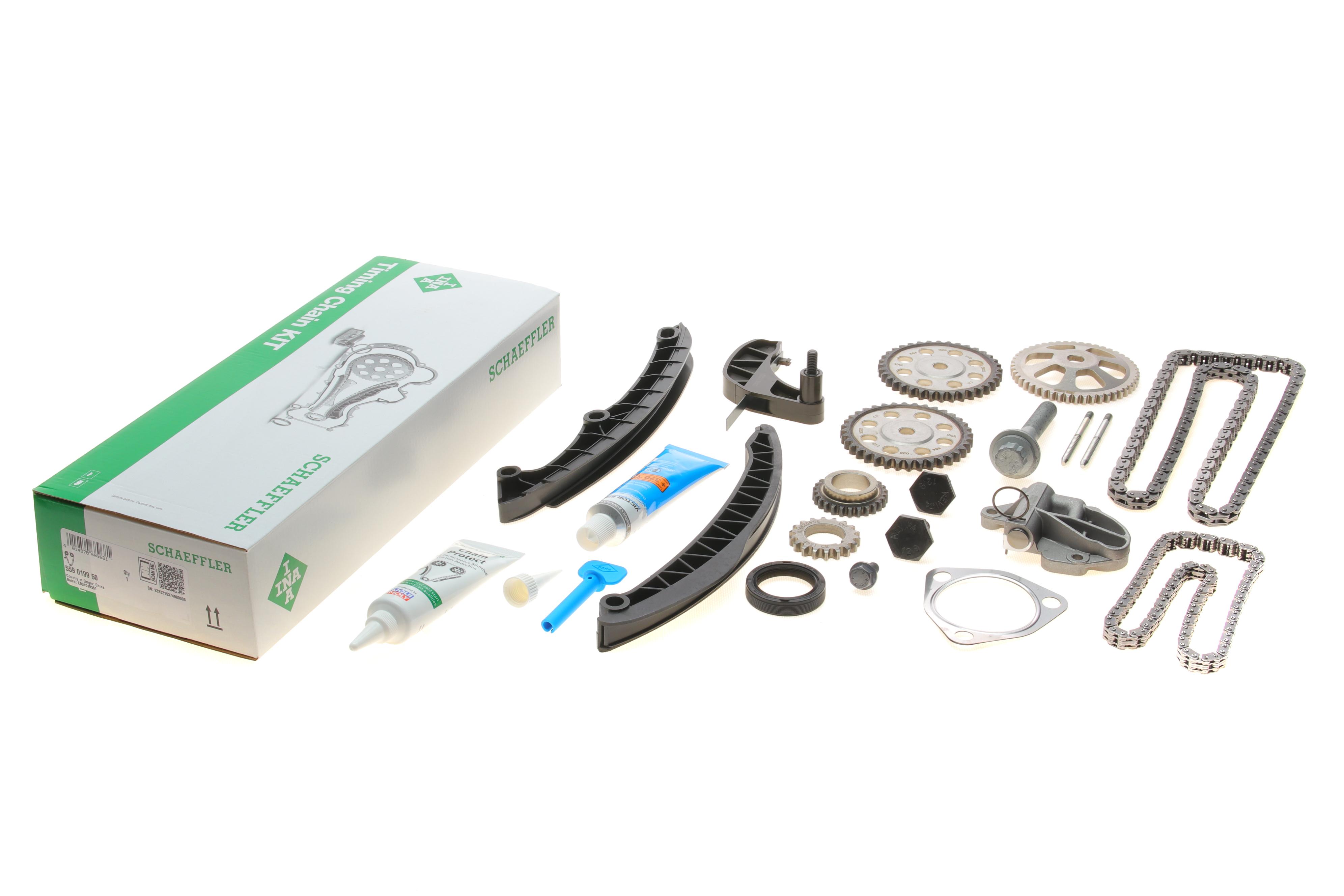 Комплект ланцюга ГРМ Seat Ibiza IV/Toledo IV 1.2 08-15/Skoda Fabia/Rapid 1.2  07-14 (ланцюг INA)