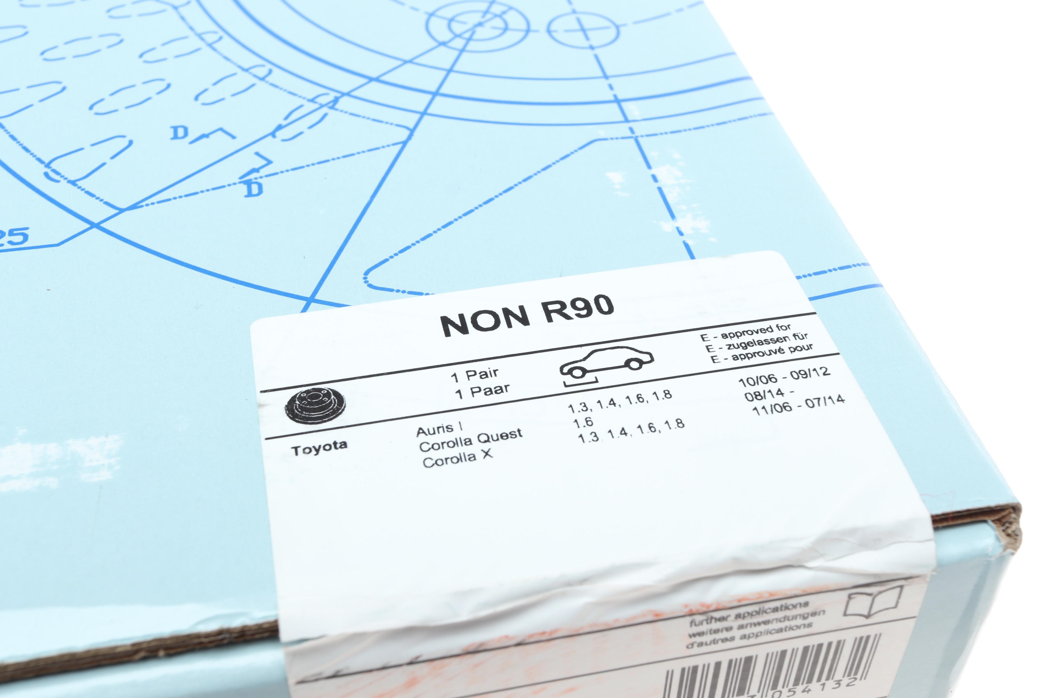 Диск тормозной (передний) Toyota Auris 07-13/ Corolla 06- (273x26) (с покрытием)