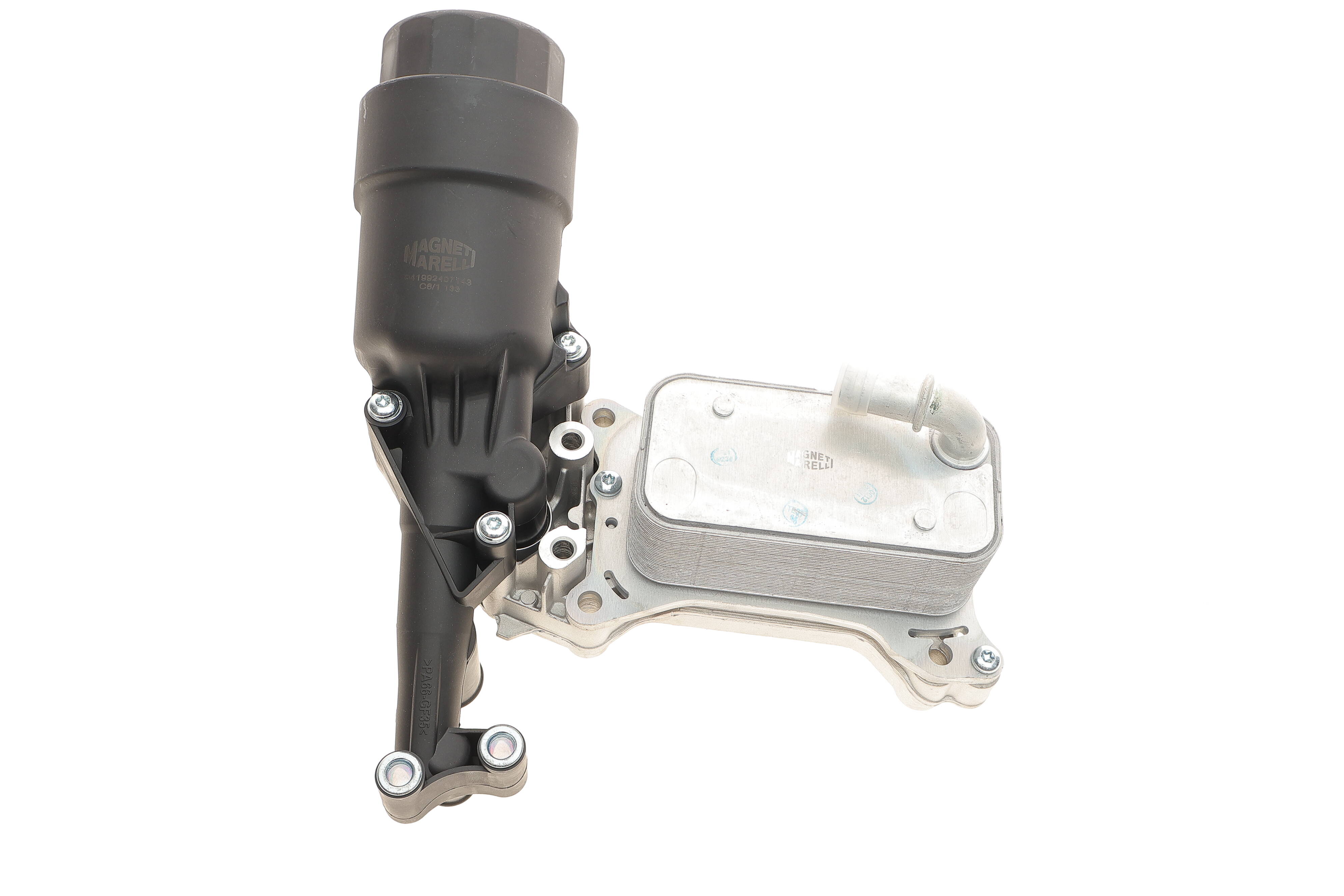 Корпус фільтра масляного (з радіатором) MB OM651 (всередині Magneti Marelli)