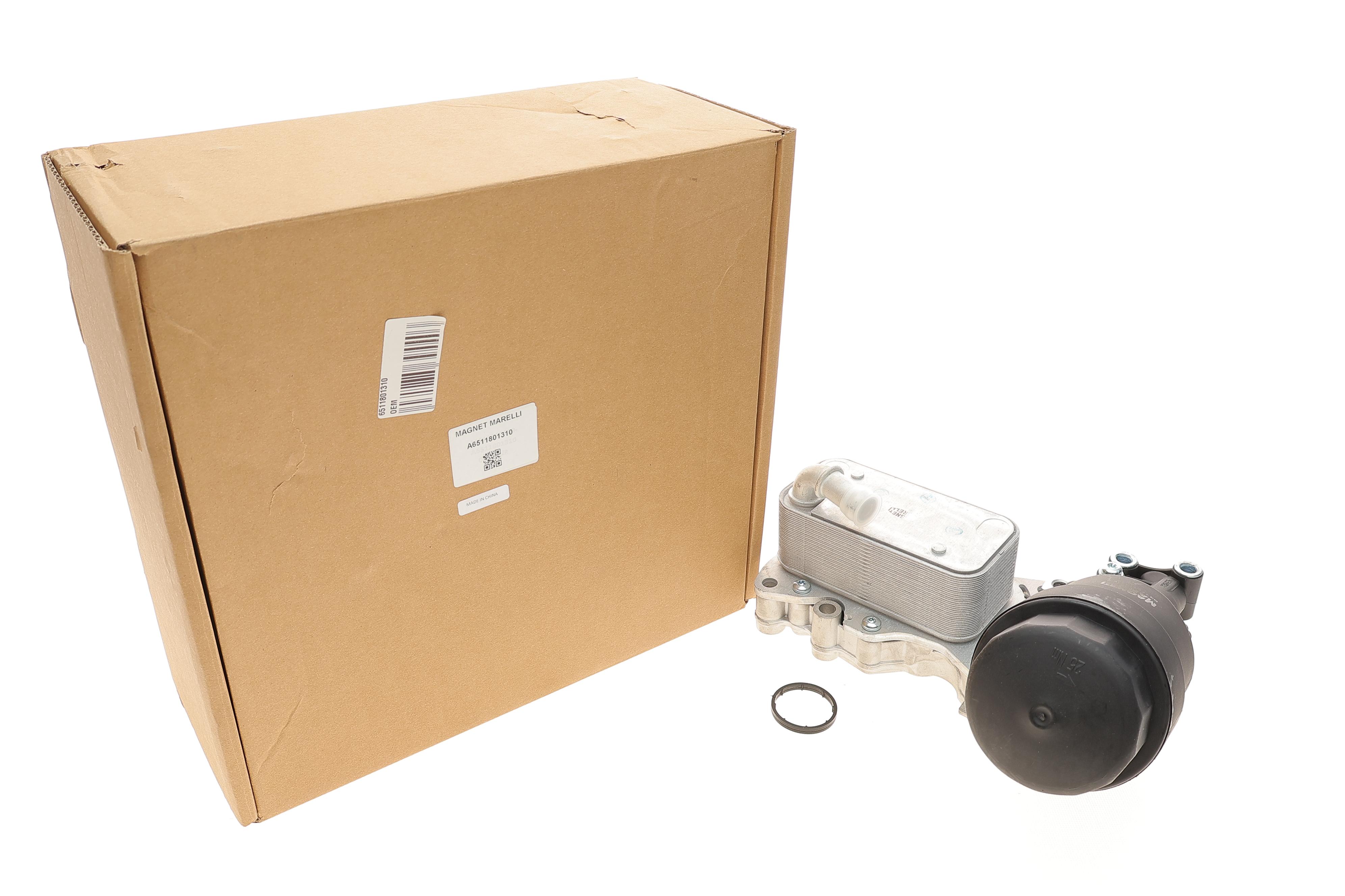 Корпус фільтра масляного (з радіатором) MB OM651 (всередині Magneti Marelli)