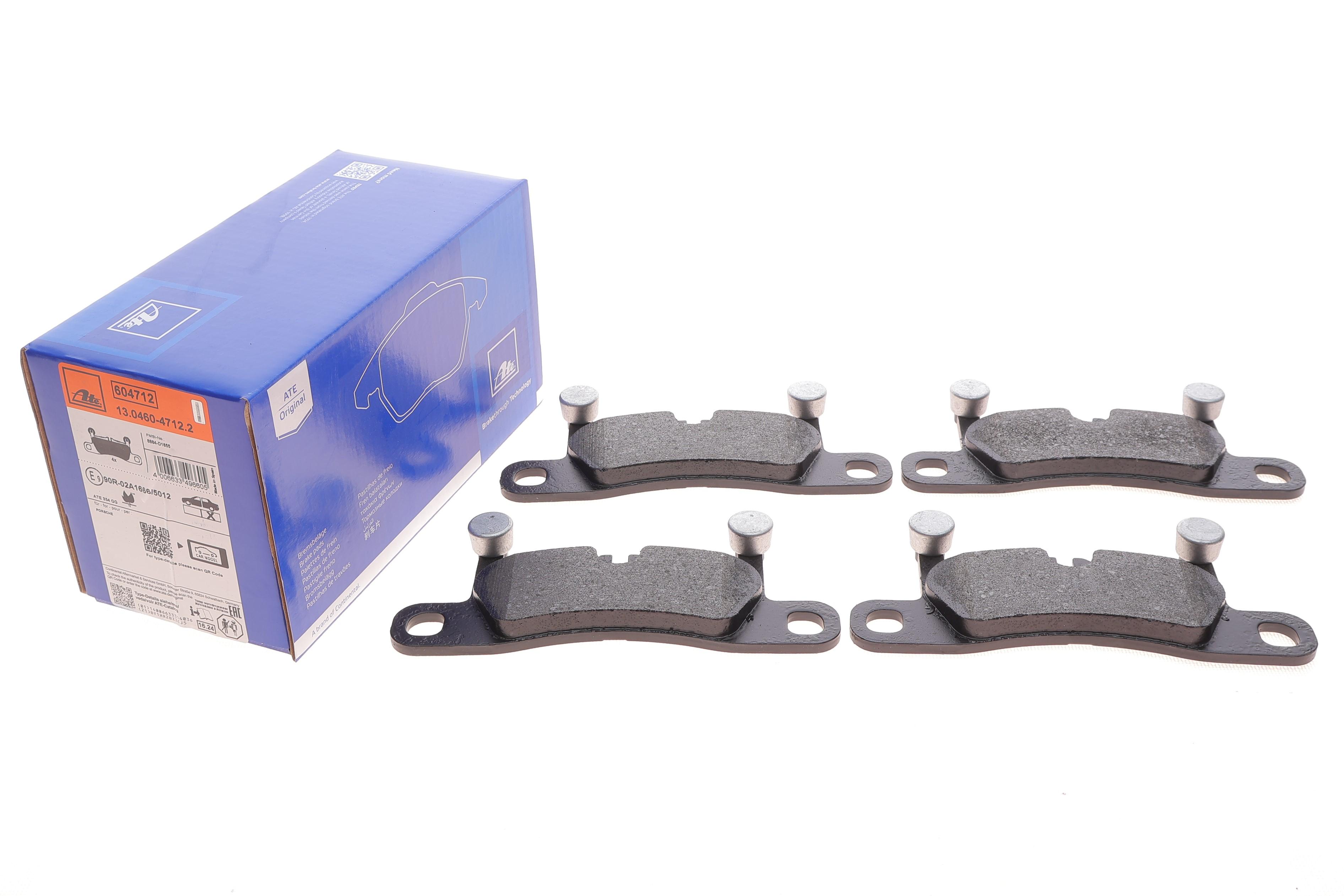 Колодки тормозные (задние) Porsche Cayenne/Cayenne Coupe 17-/911/Boxster 14- (Brembo)