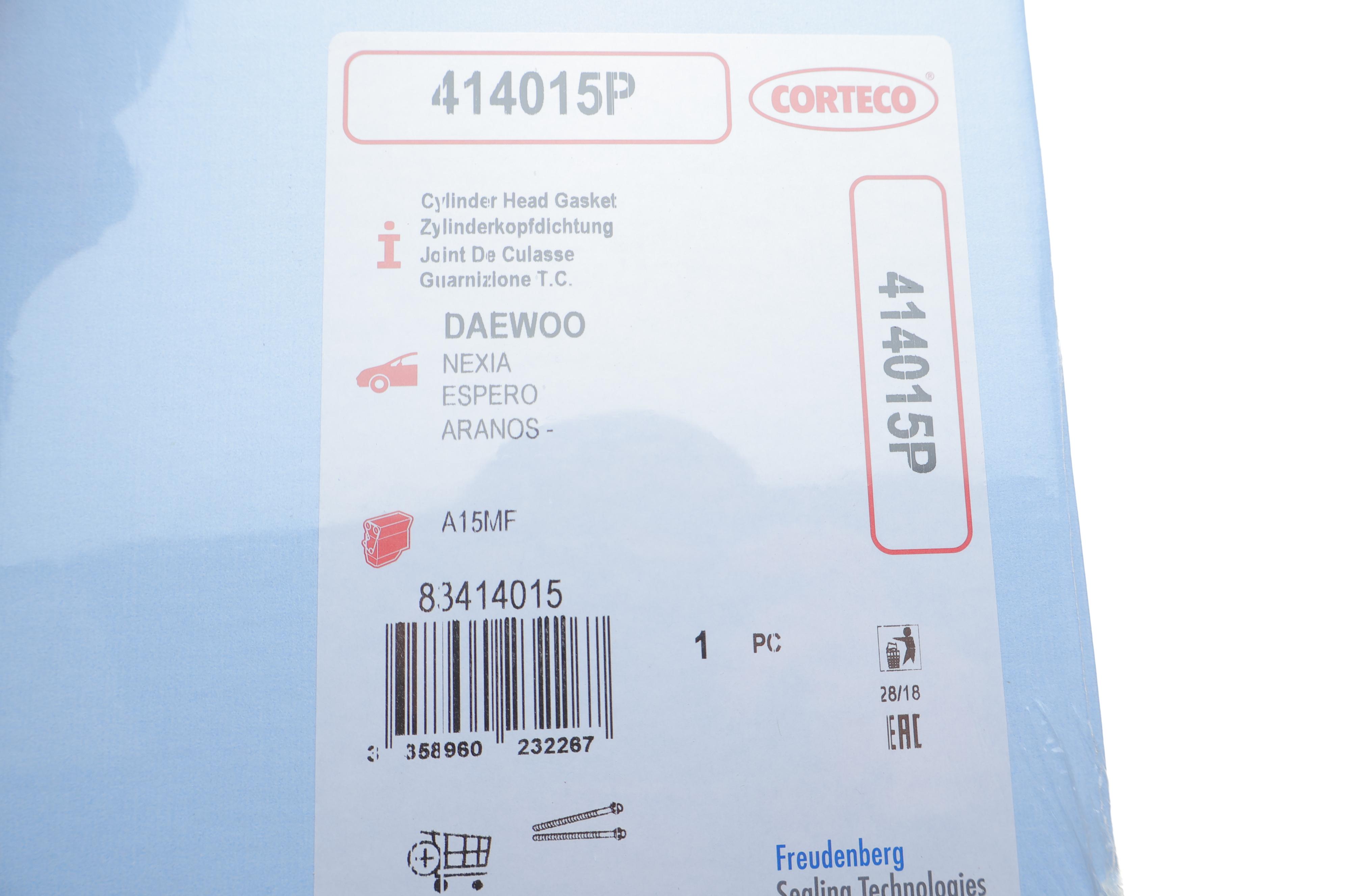 Прокладка ГБЦ Daewoo Nexia 1.5 16V 95-97 (1.2mm)