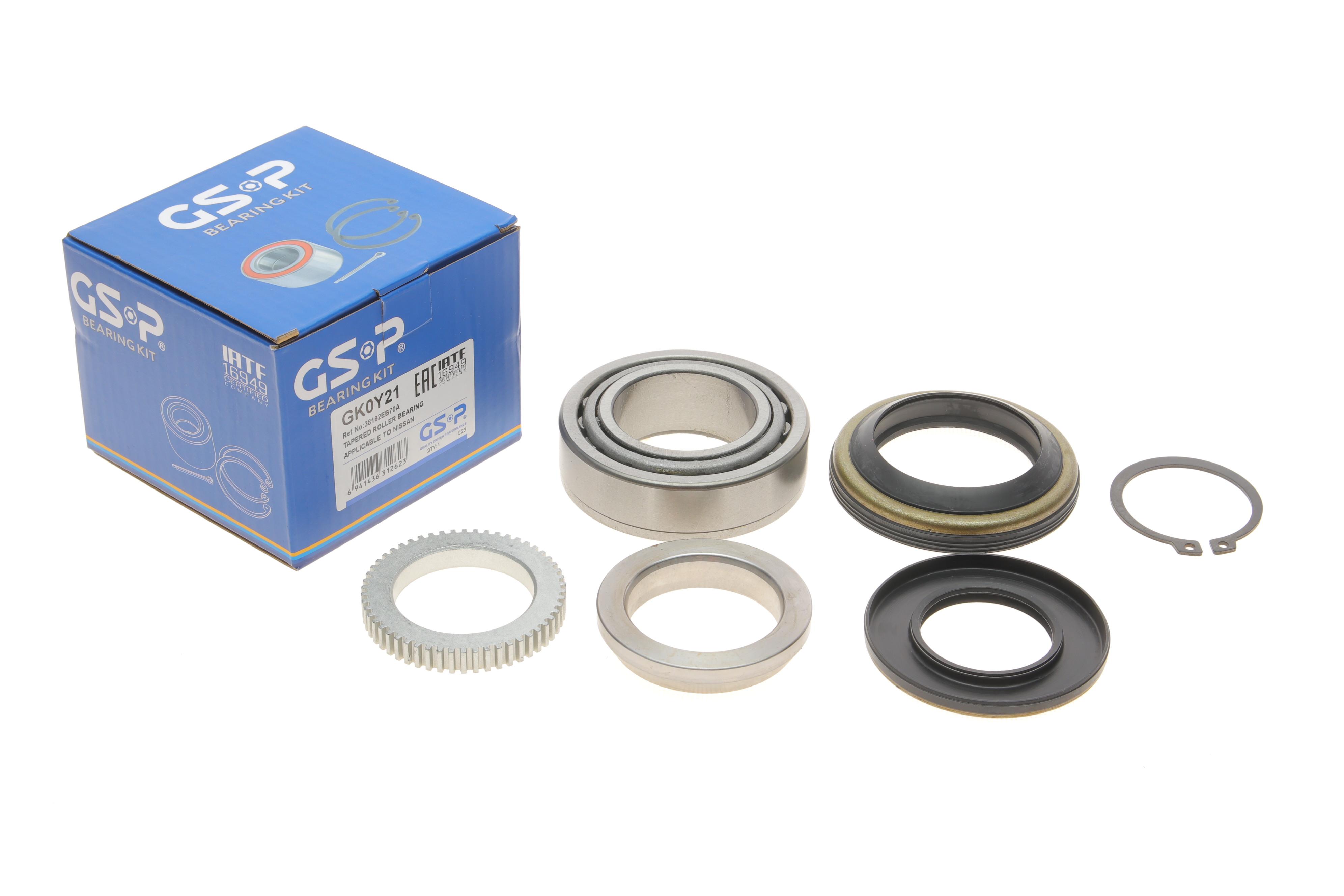 Підшипник маточини (задньої) Nissan NP300 Navara 2.5/3.0 dCi 07- (к-кт)