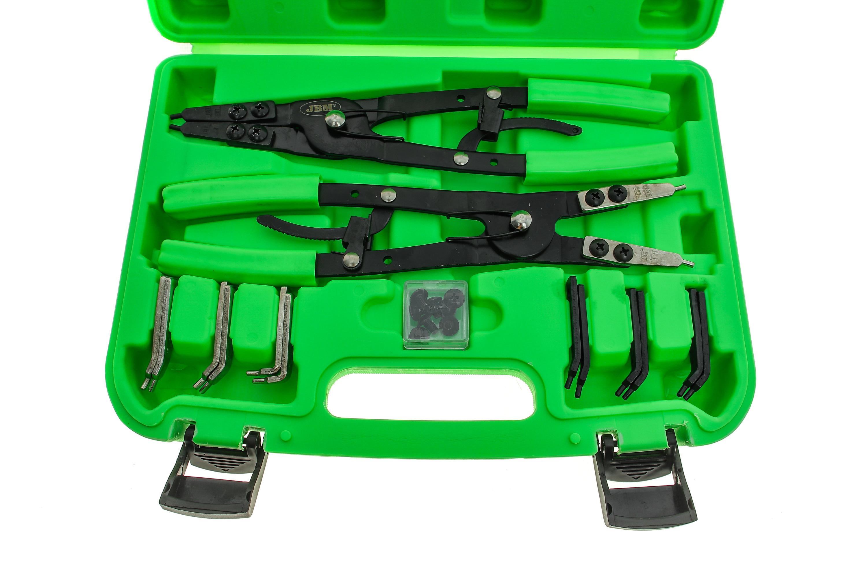 Набір щипців для cтoпopниx кілeць змінними насадками 8 од.