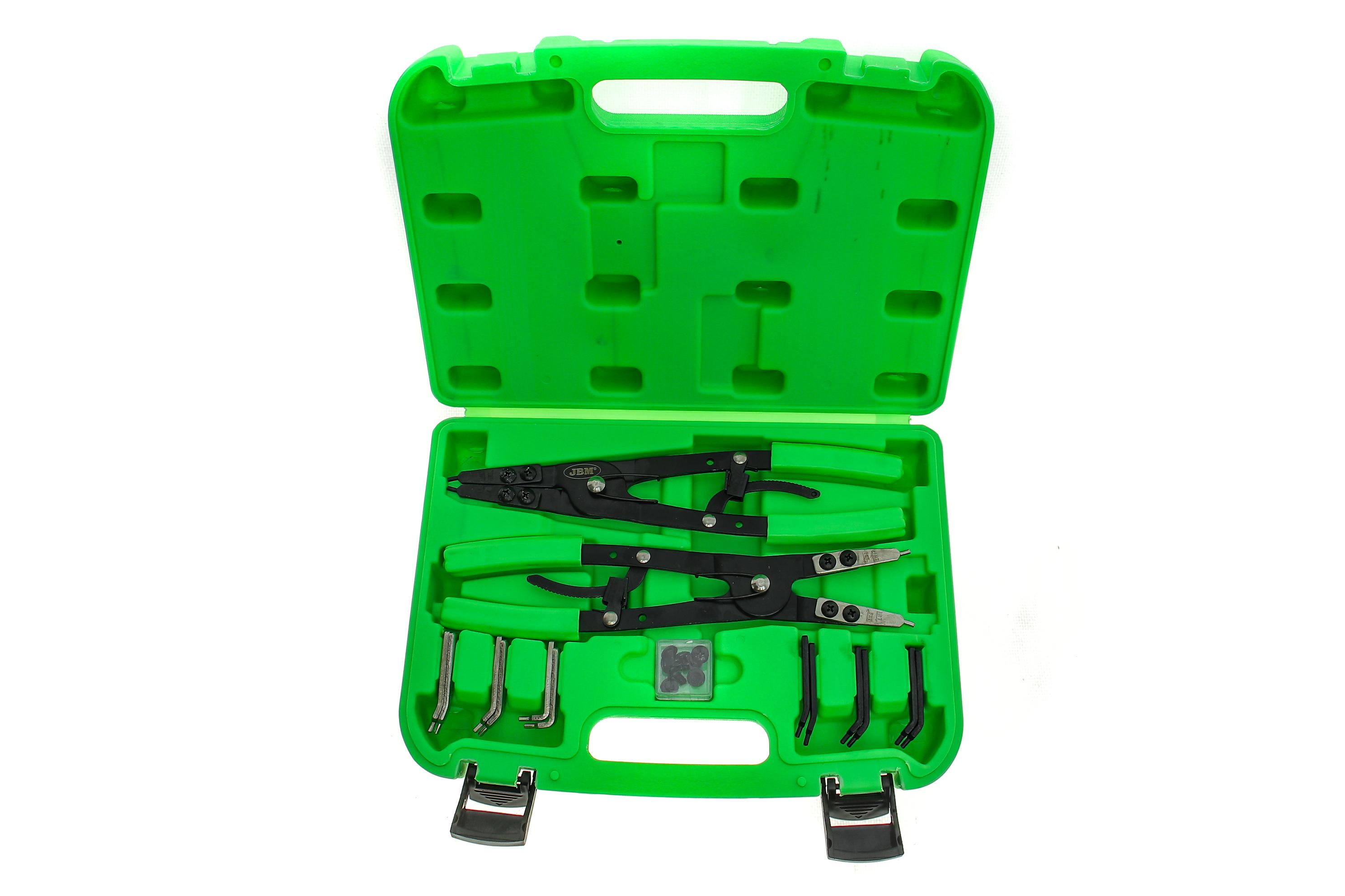 Набір щипців для cтoпopниx кілeць змінними насадками 8 од.