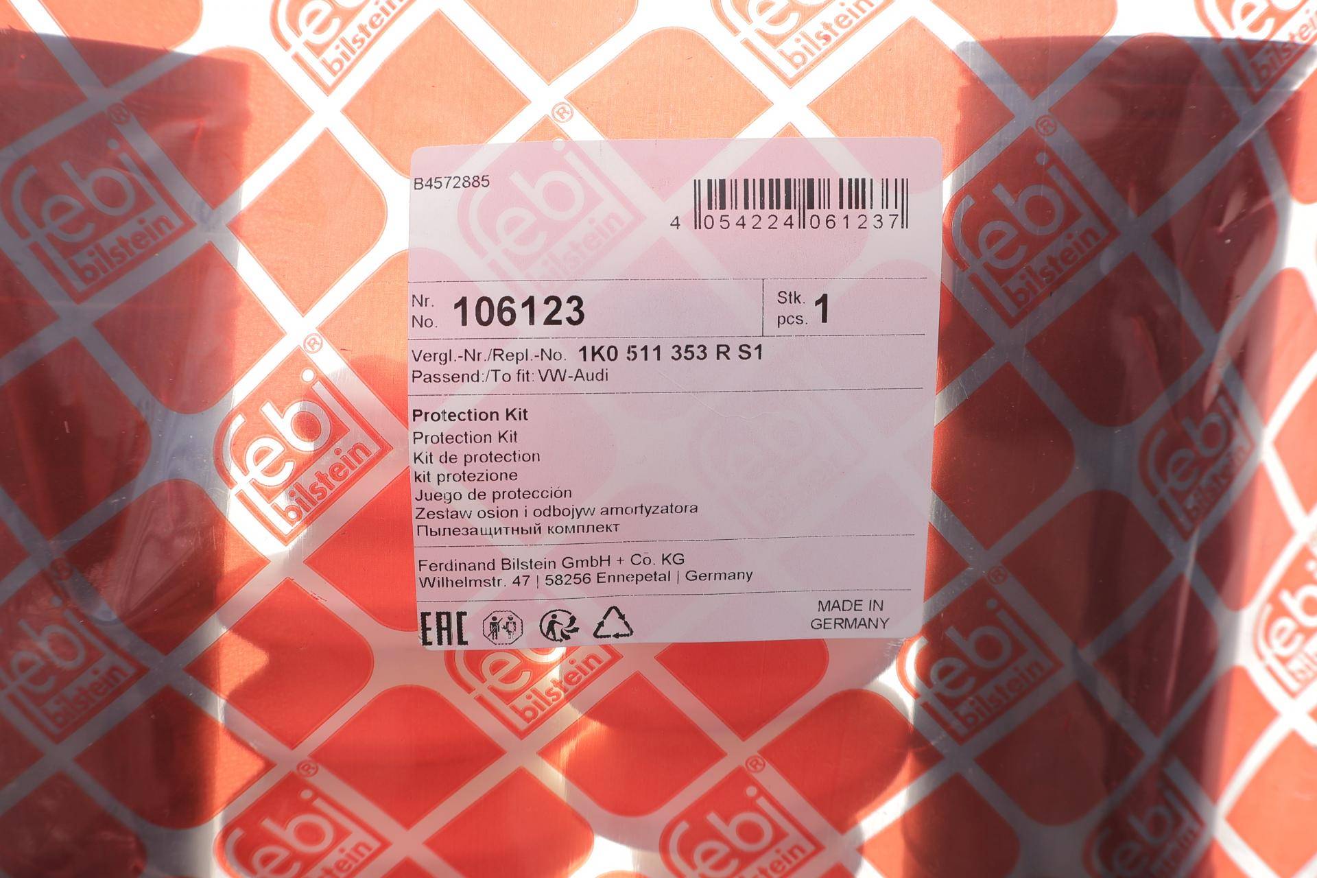 Пильник + відбійник амортизатора (заднього) VW Touran 03-15 (к-кт)