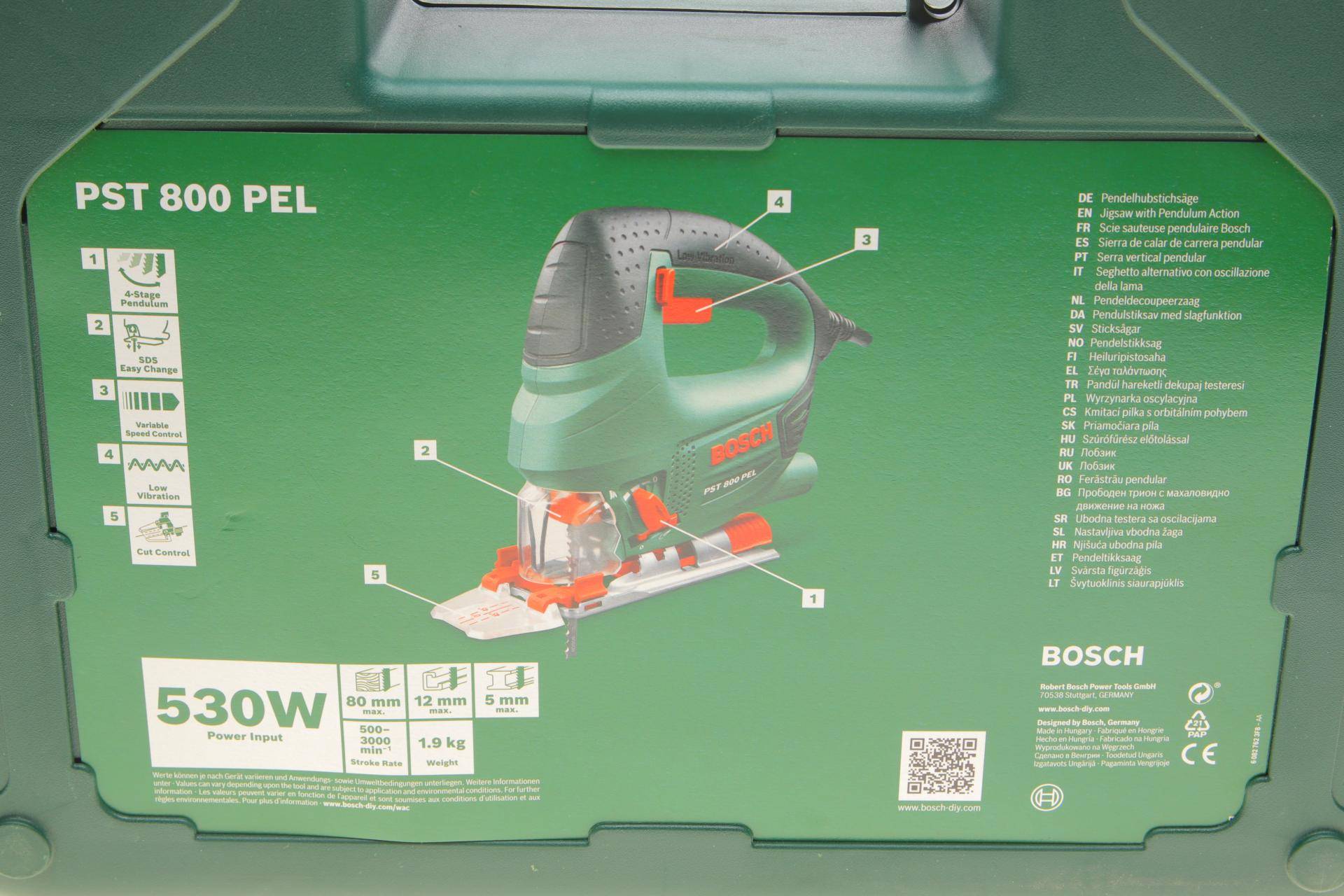 Електролобзик PST 800 PEL (530W)