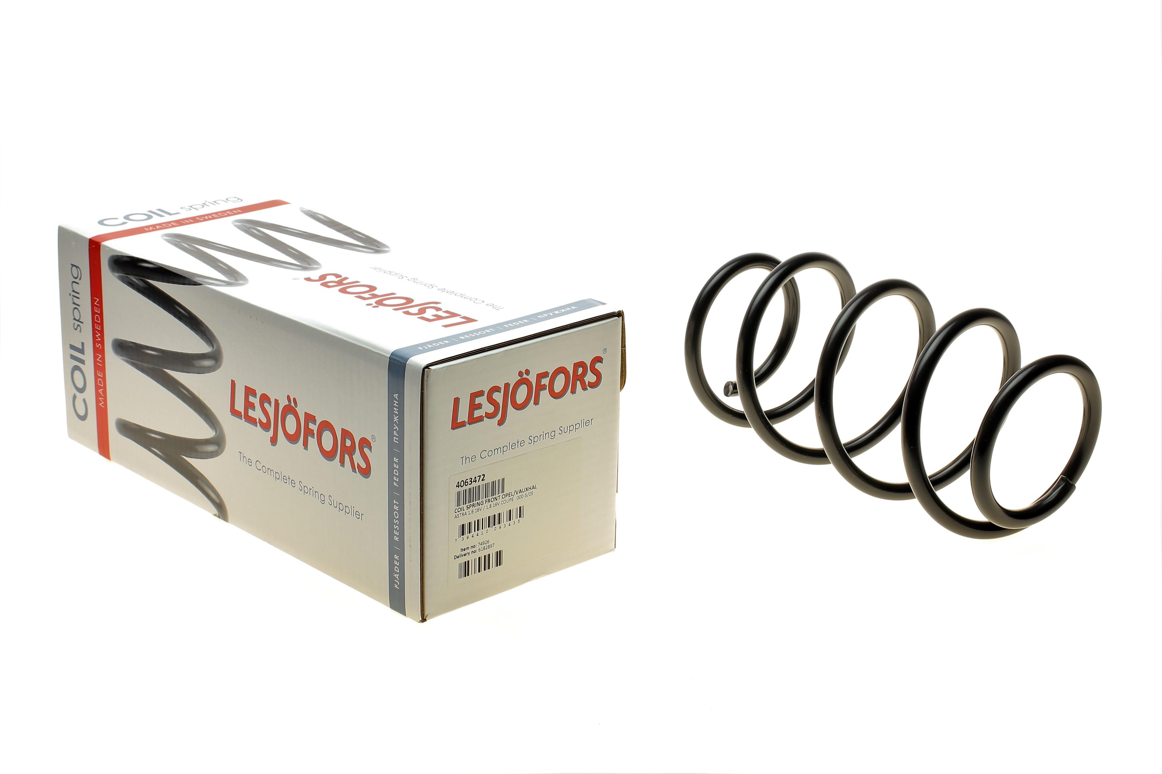 Пружина (передняя) Opel Astra G 1.6/1.8/2.0 16V 98-09 (накл.зад.ч/унив/седан) (с низк.ход.ч) (купе)