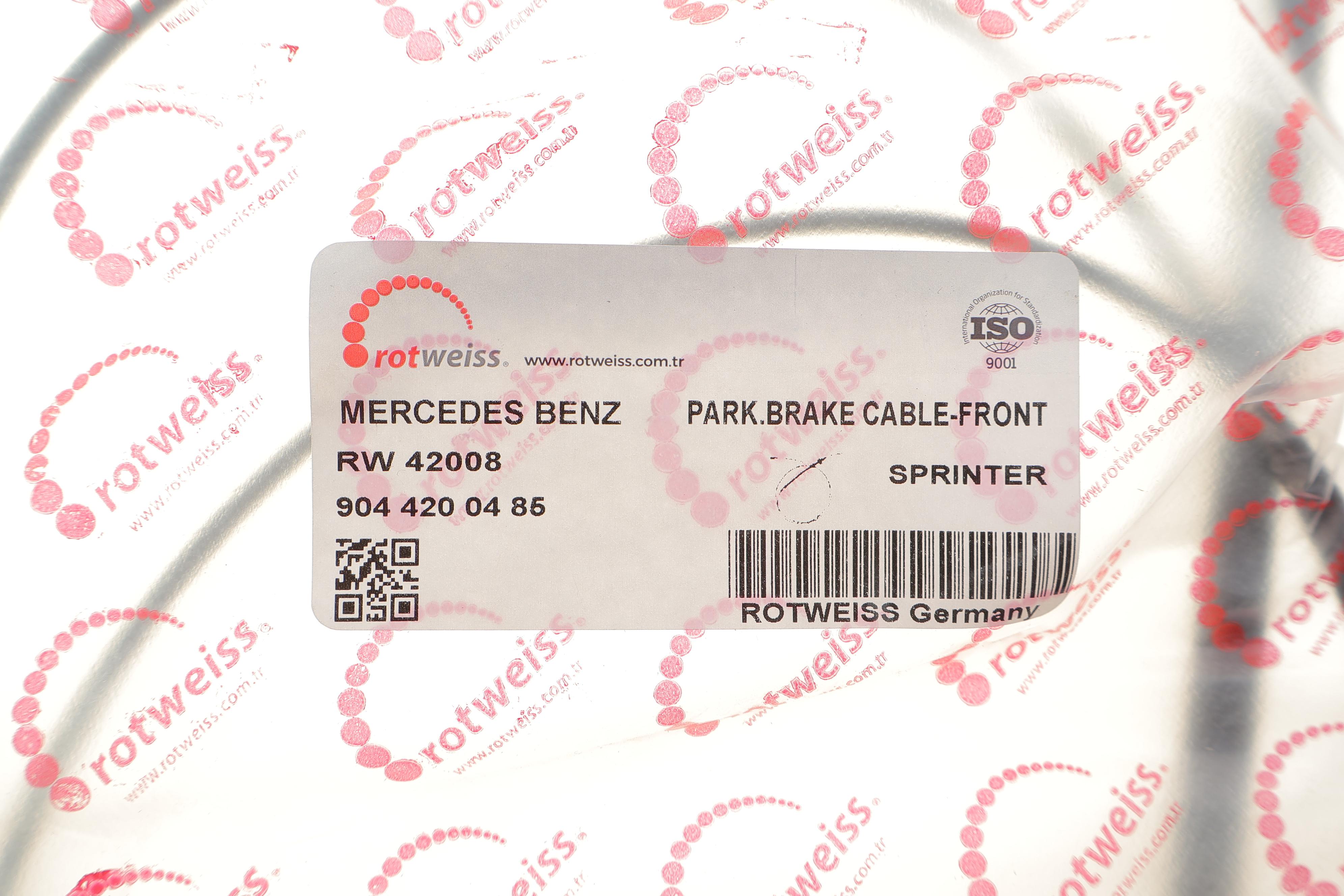 Трос ручника (центральний) MB Sprinter 408-416 (довга база)