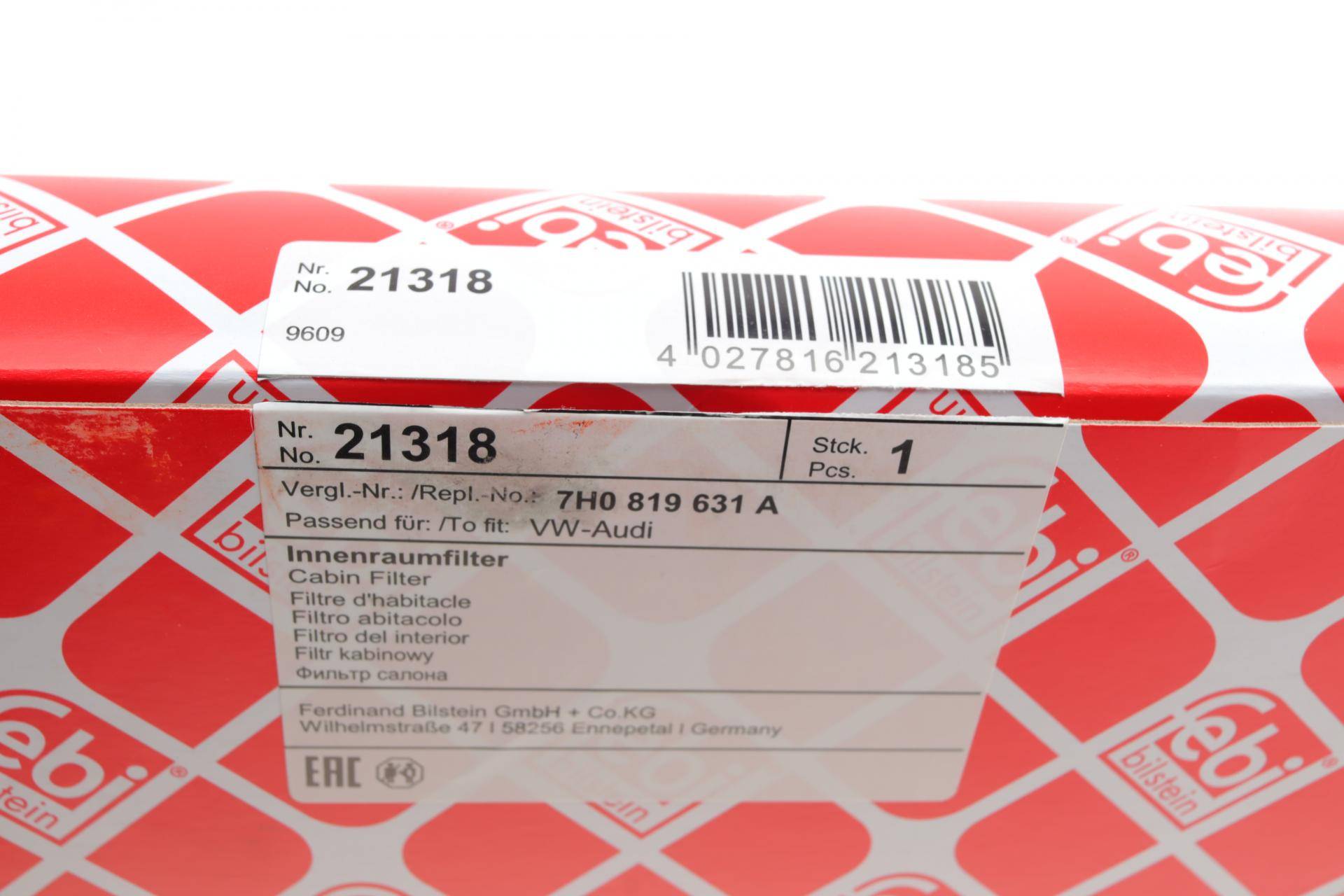 Фільтр салону VW T5 03- (вугільний)