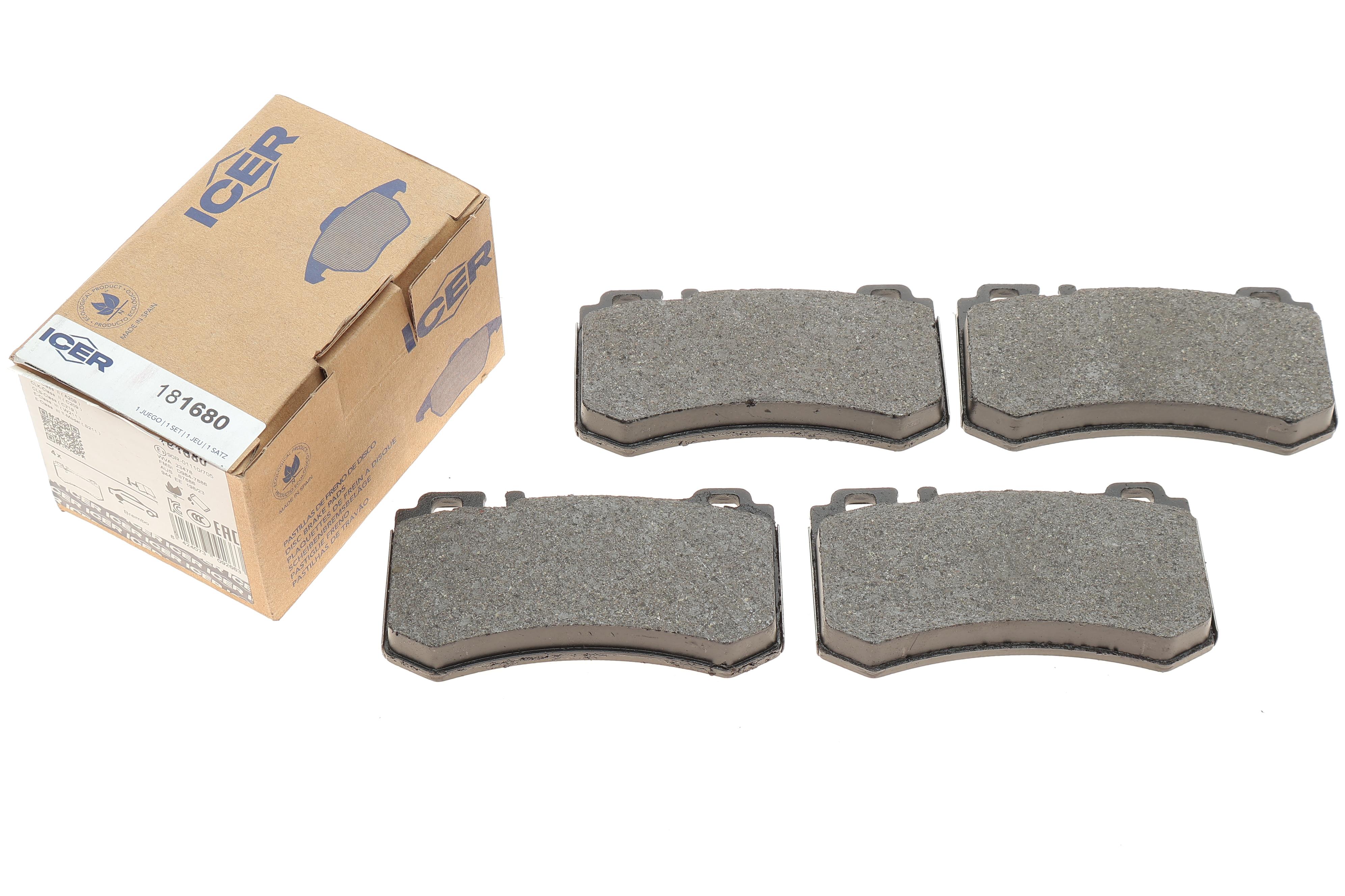 Колодки гальмівні (задні) MB CLK-class (C209/A209)/E-class (W211) 02-10/S-class (W220/W221) 98-13