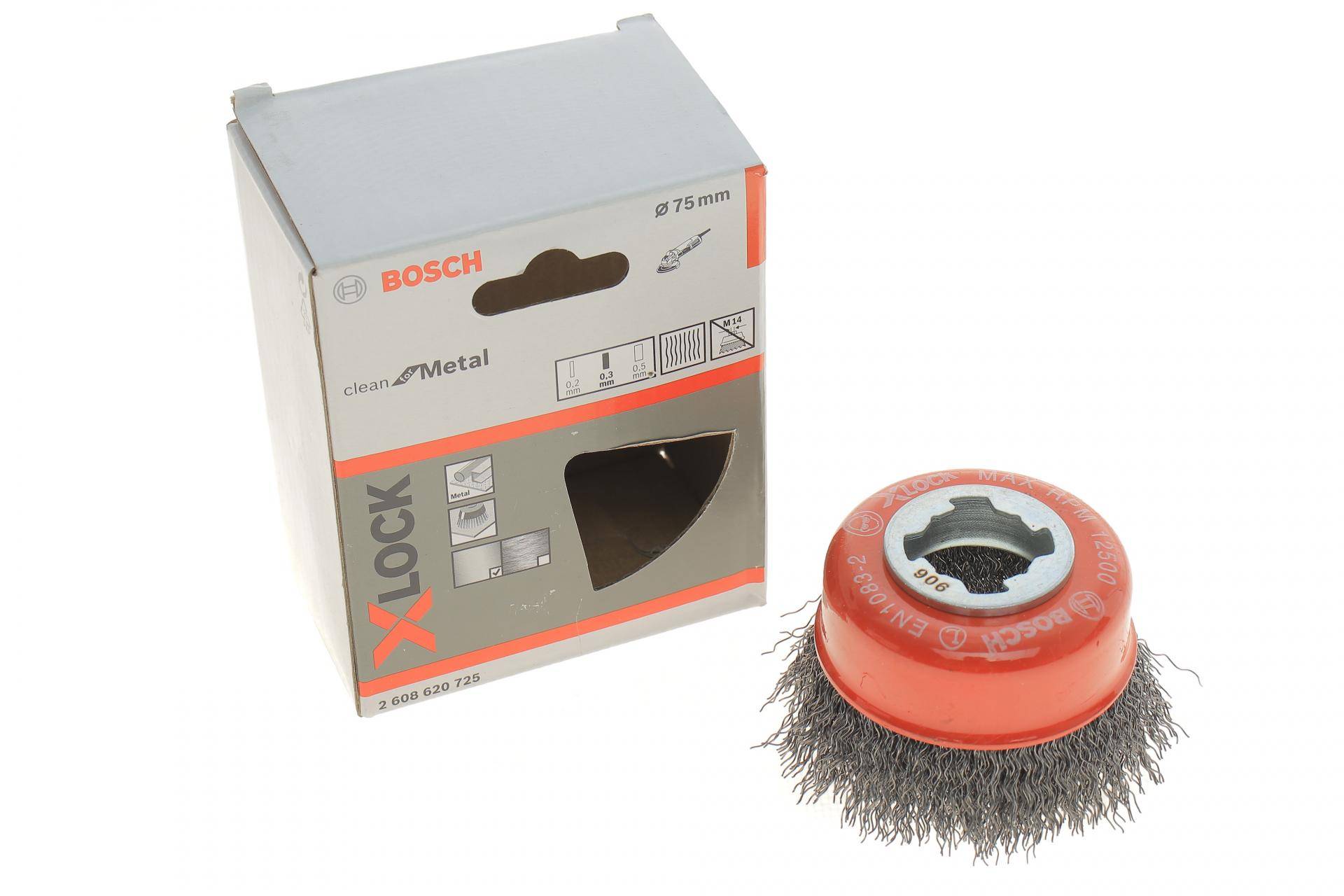 Щітка зачисна X-LOCK Heavy for Metal 75 мм