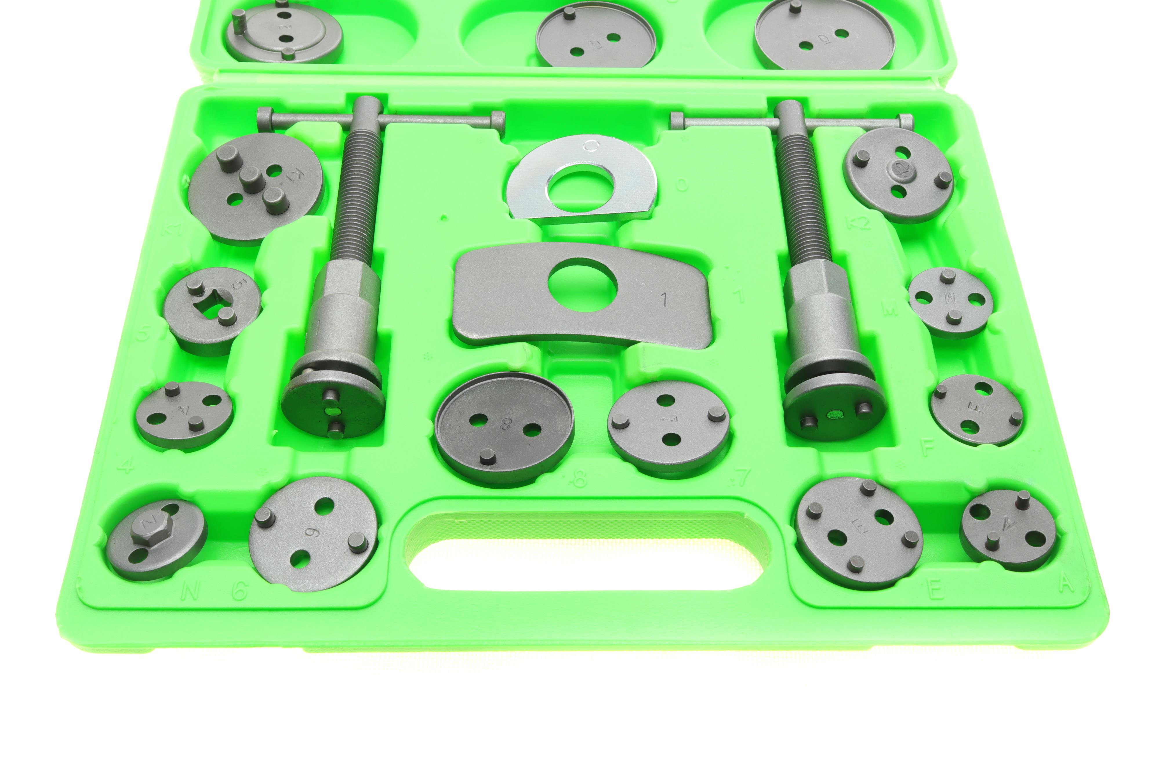 Набір інструментів для утоплення гальмівних поршнів (23 адаптери)