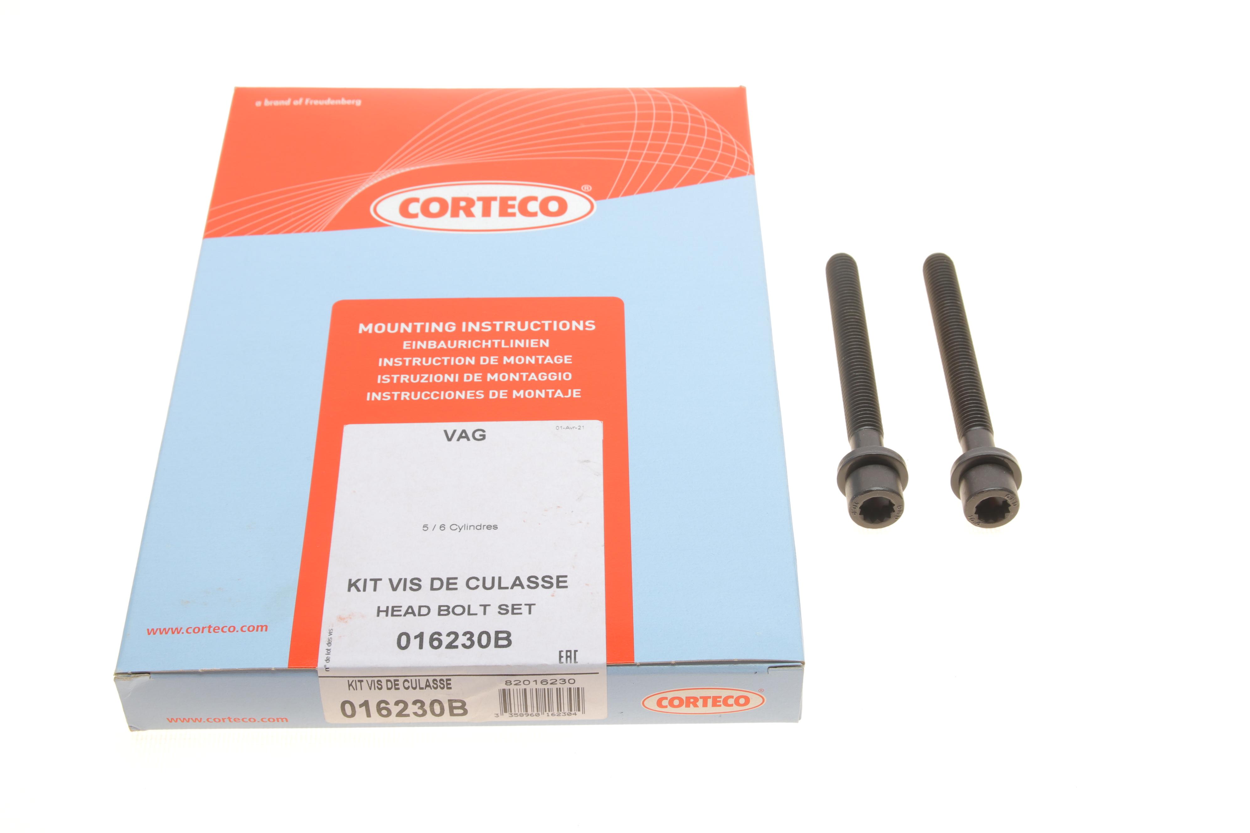 Болты головки (к-кт 2 шт) VW LT 28-55 2.4 i/2.4 TD 78-96