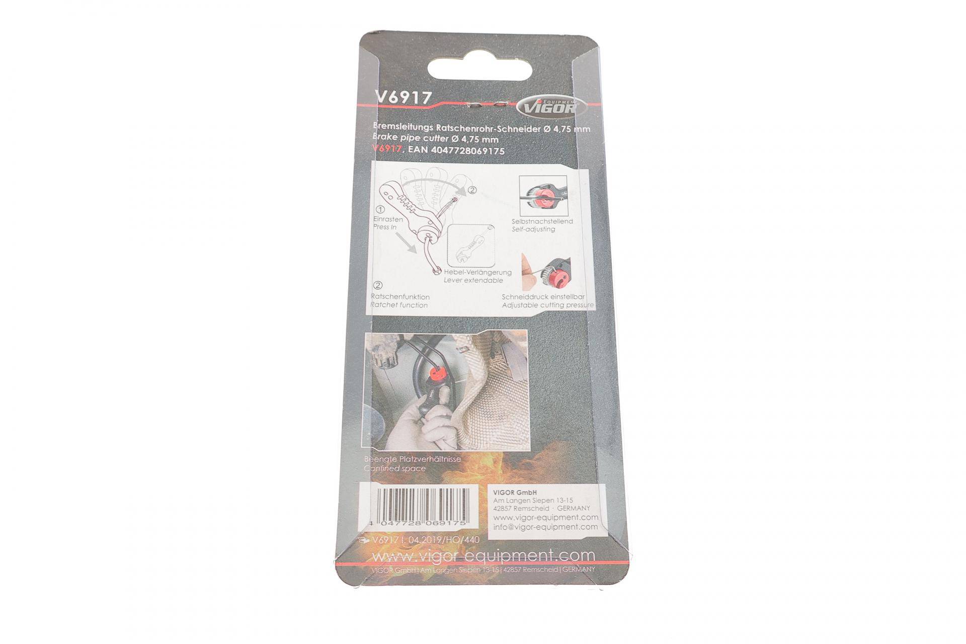 Труборіз для гальмівних магістралей з тріскачкою