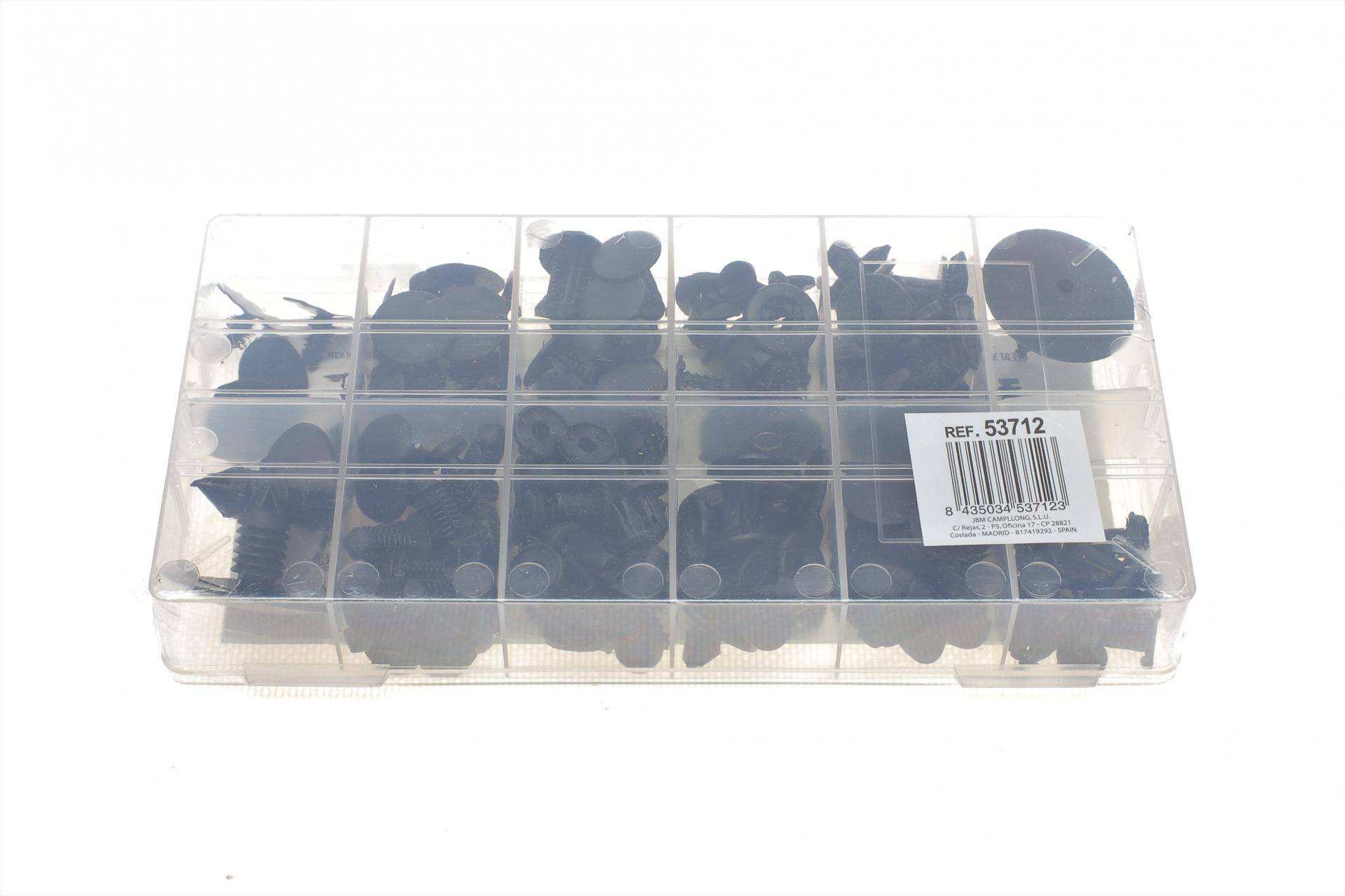 Набір кліпс пластикових для оббивки Renault/Dacia (109шт)