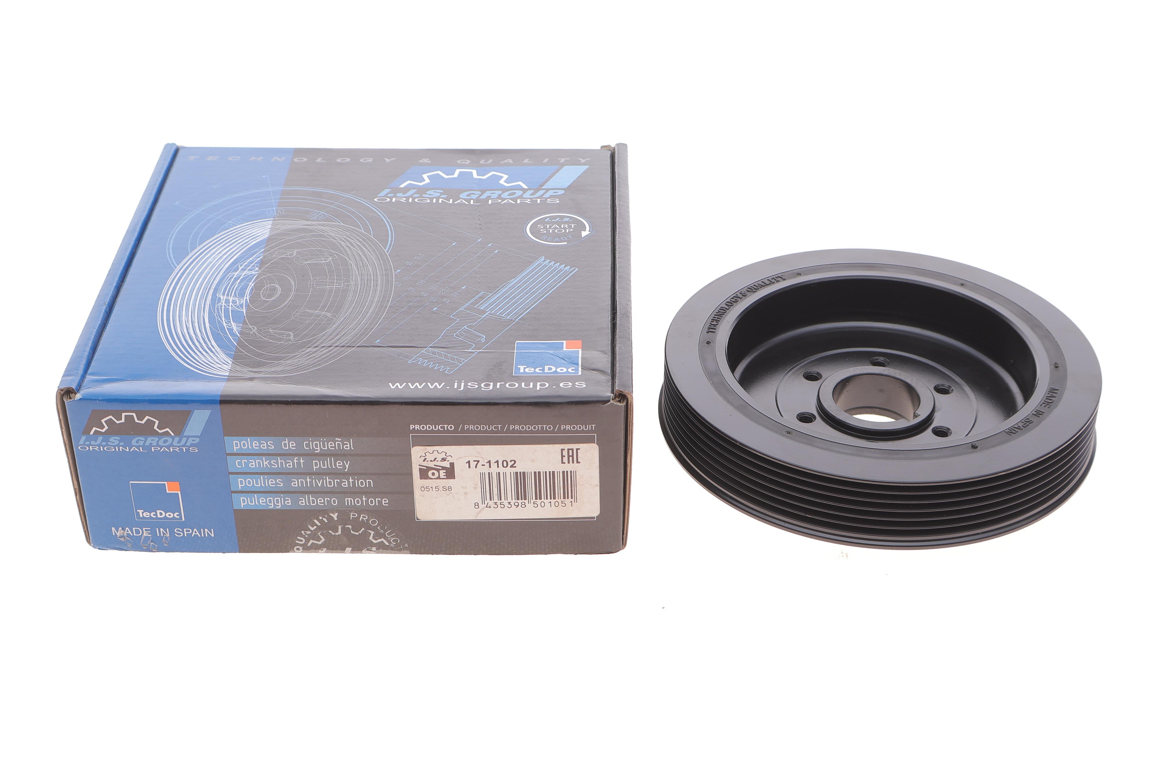 Шків колінвалу Citroen Jumper/ Peugeot Boxer 2.0/2.2 HDi 01- (6PK)