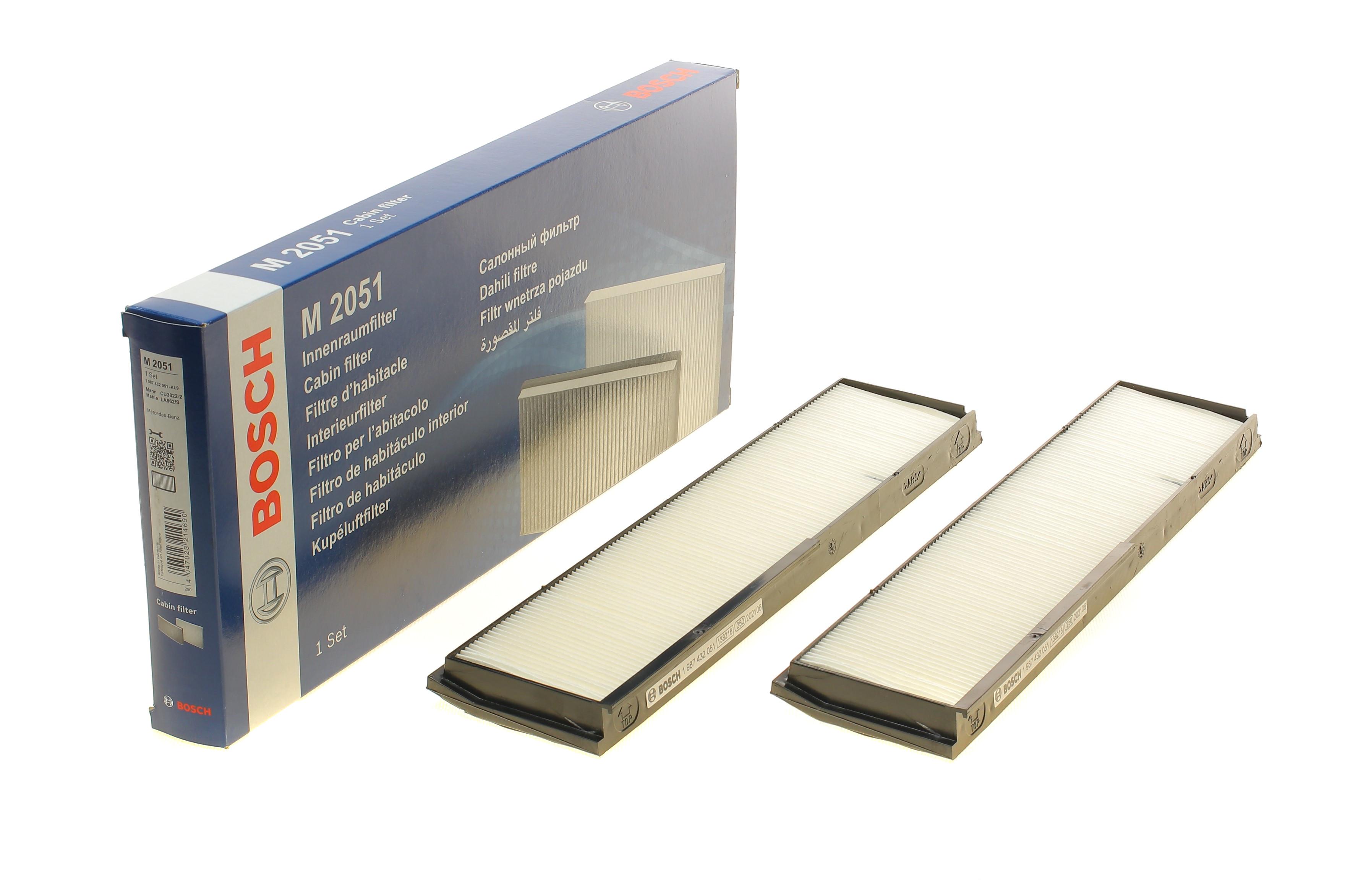 Фильтр салона MB E-class (W124) (к-кт 2 шт.)