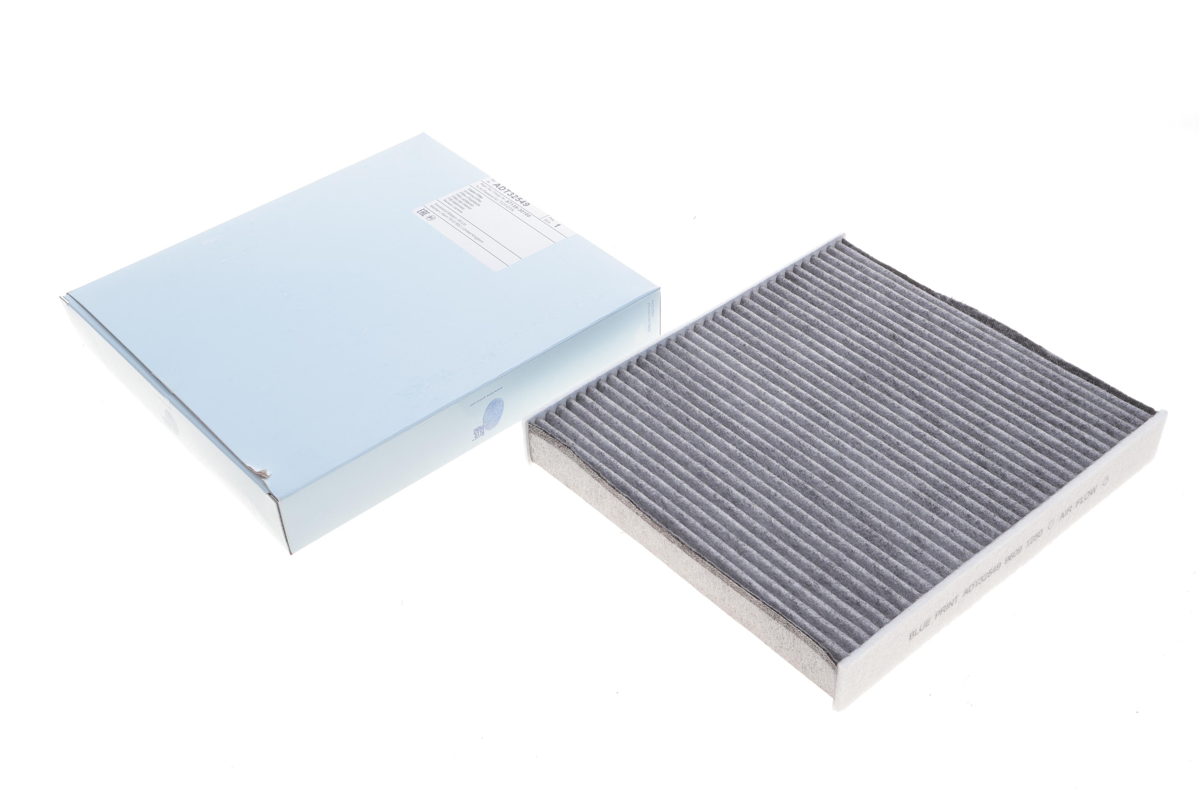 Фільтр салону Nissan Almera/Primera/Tino 00-/Lexus GS/IS/RC 12- (вугільний)