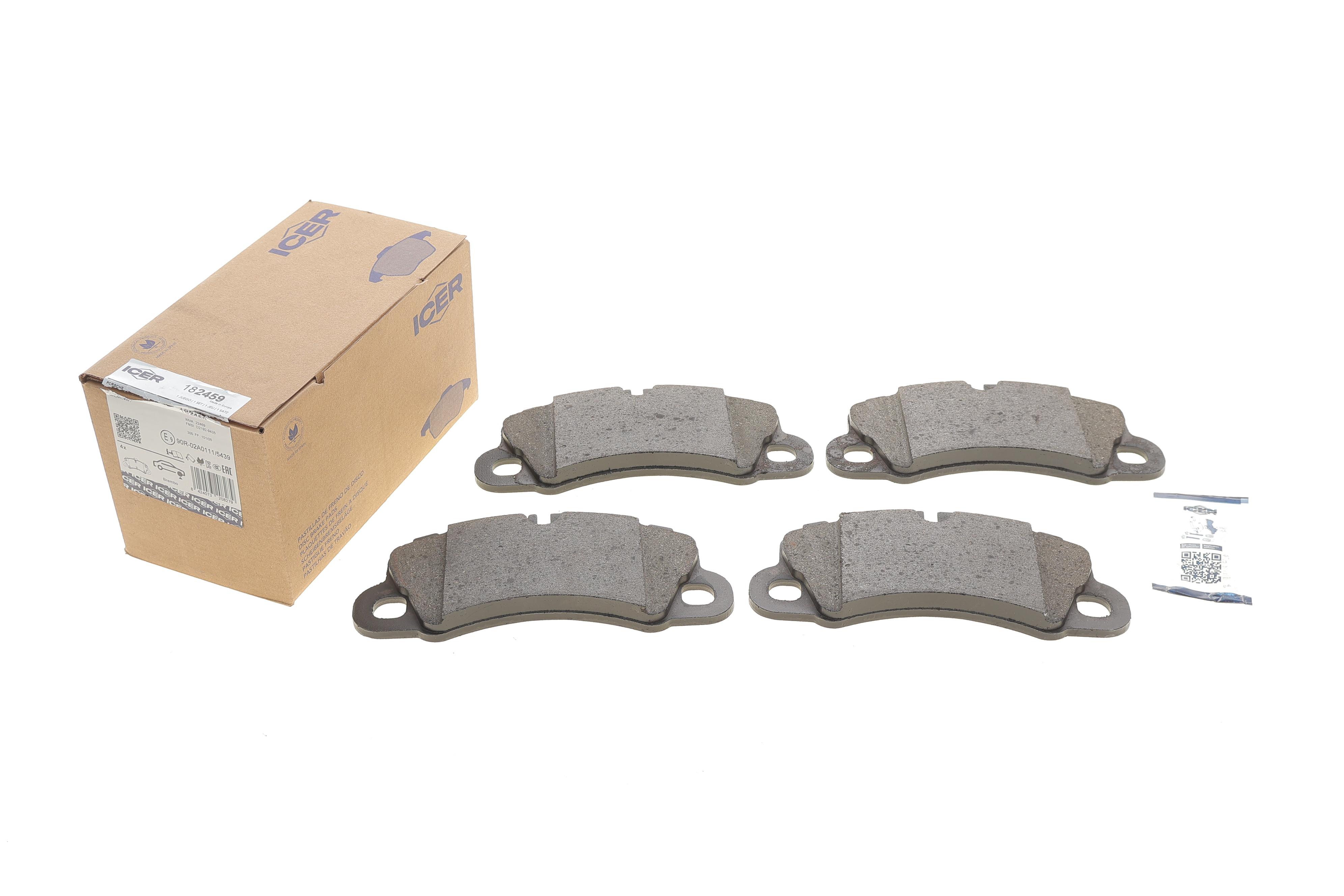 Колодки гальмівні (передні) Porsche Macan 3.0 S/3.0 S Diesel 14-/Cayenne 2.9/3.0 S AWD 17- (Brembo)