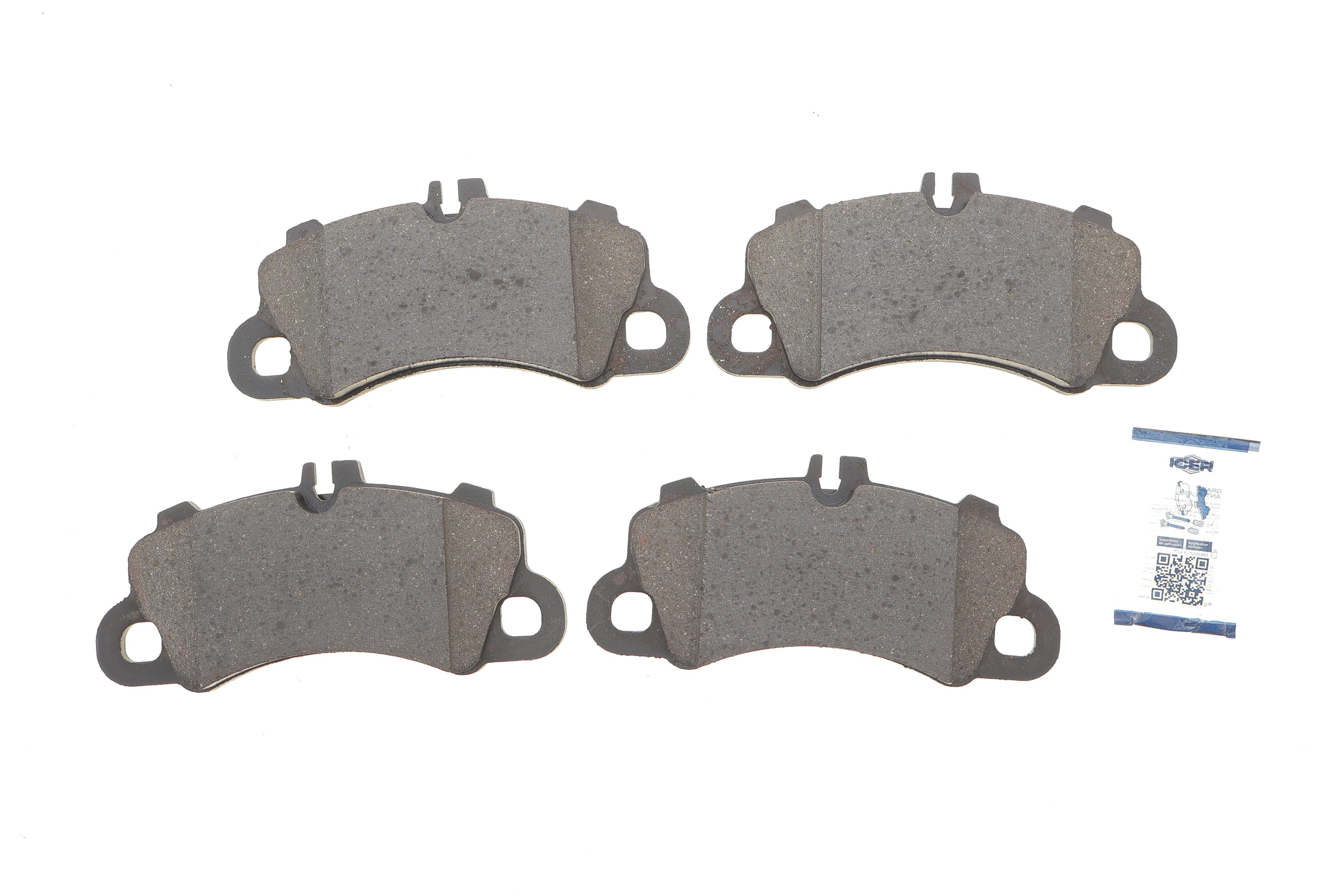 Колодки гальмівні (передні) Porsche Macan 3.0 S/3.0 S Diesel 14-/Cayenne 2.9/3.0 S AWD 17- (Brembo)