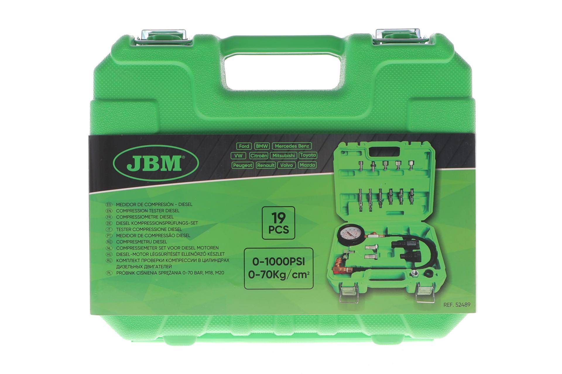 Набір інструментів для перевірки компресії в циліндрах дизельних двигунів