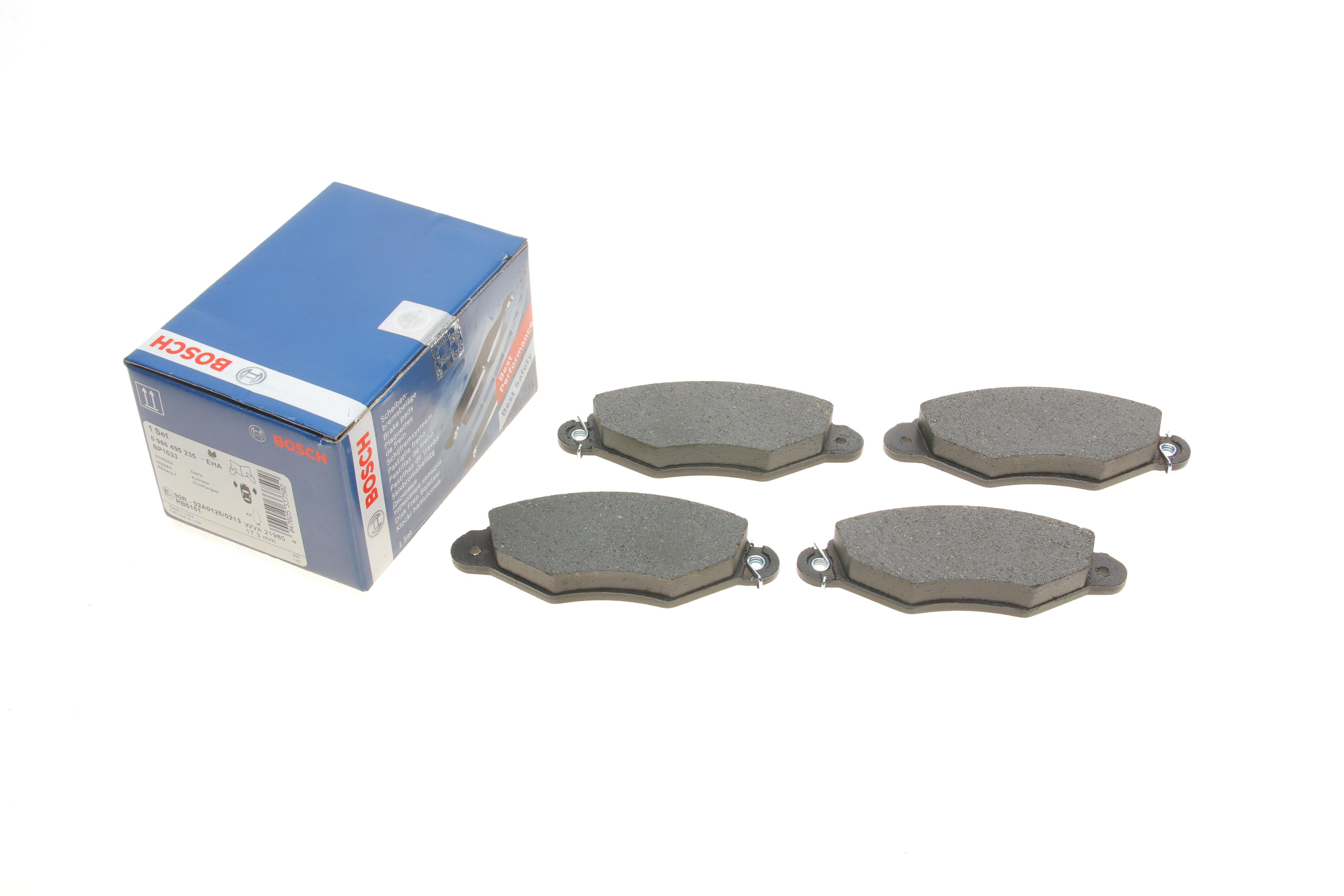 Колодки гальмівні (передні) Renault Kangoo 98-