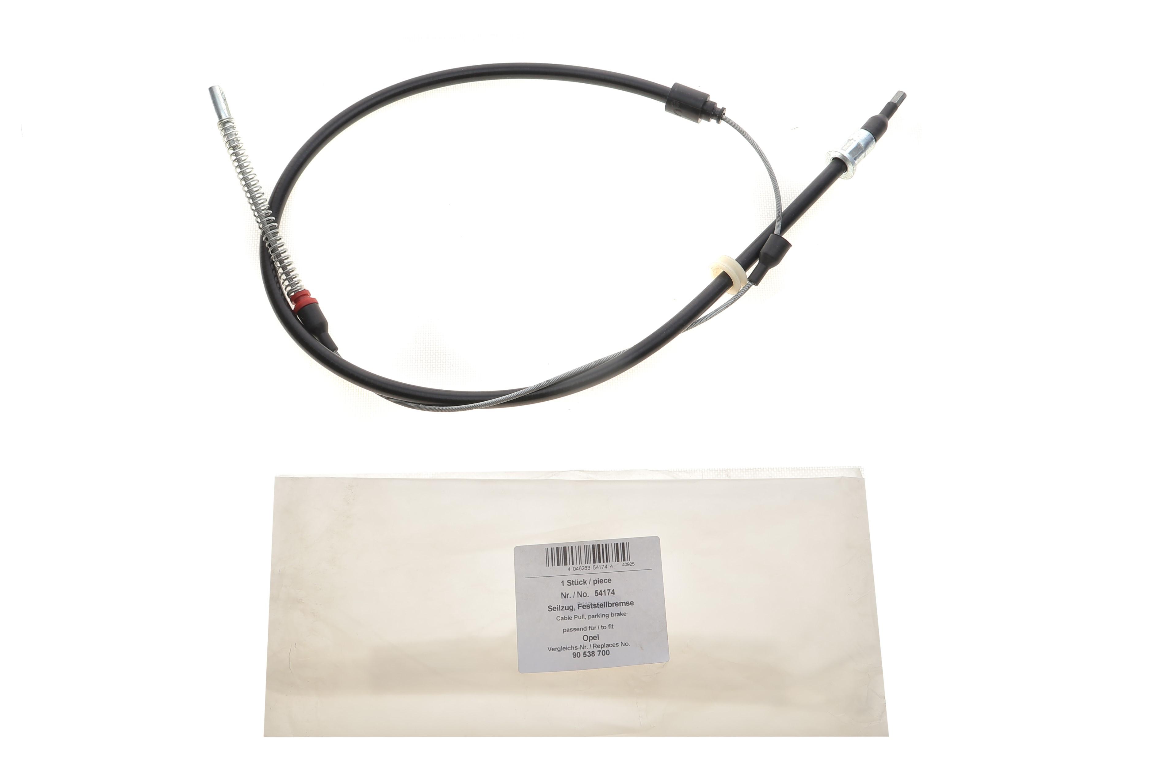 Трос ручника (L) Opel Corsa B 93-00 (L=1370mm)