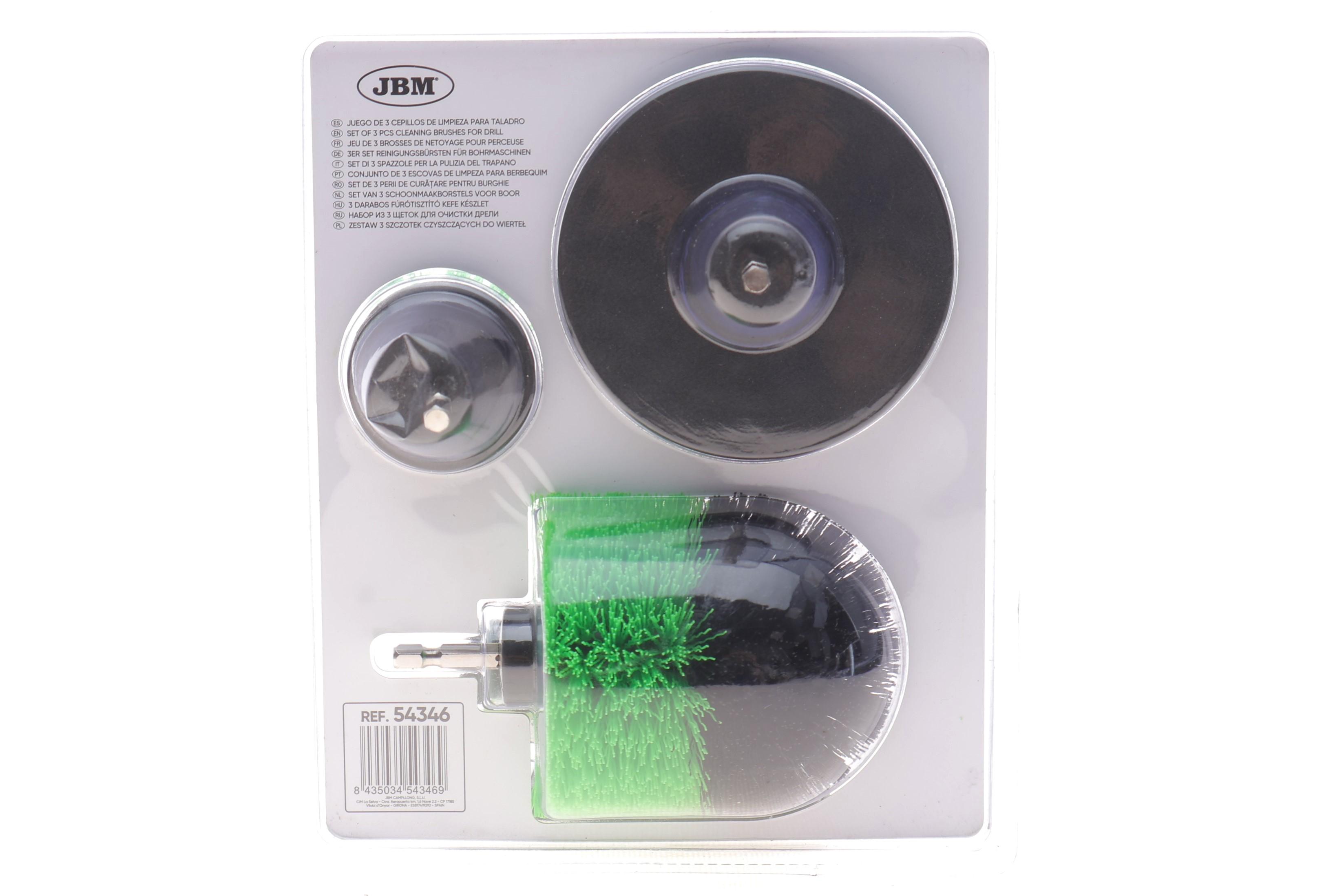 Набор щеток 1/4” d=50 mm/88 mm/100 mm 3 ед.