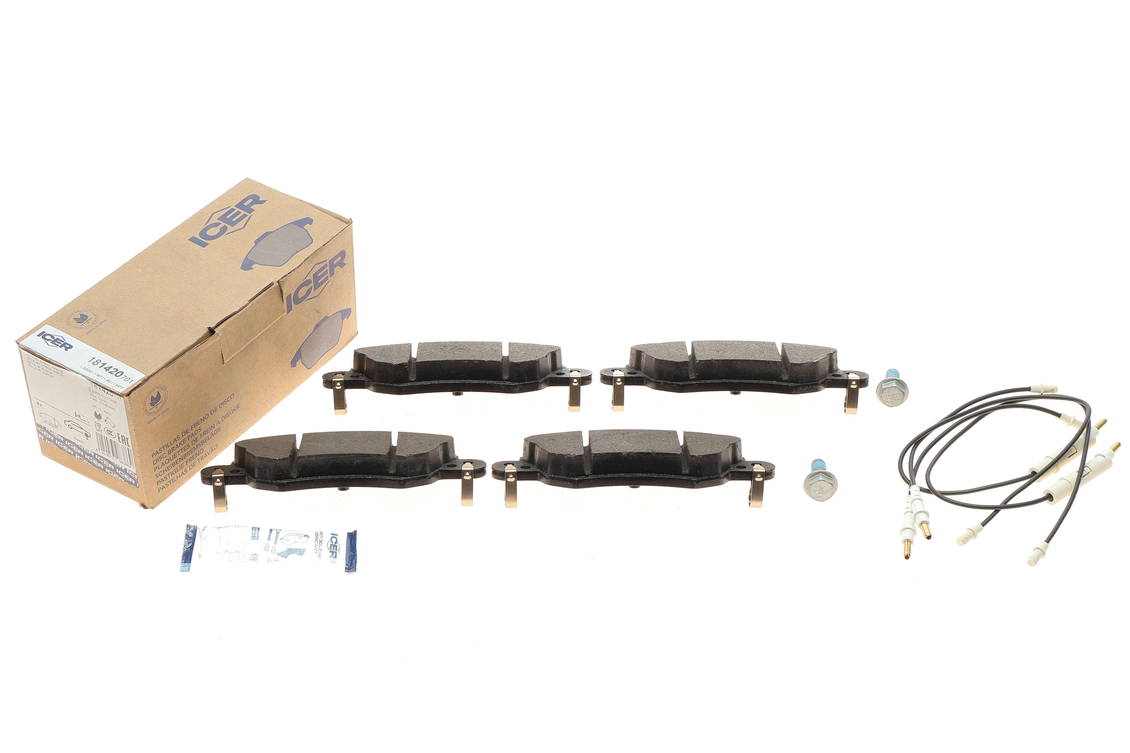 Колодки гальмівні (передні) Citroen C5 01-08 (+датчик)